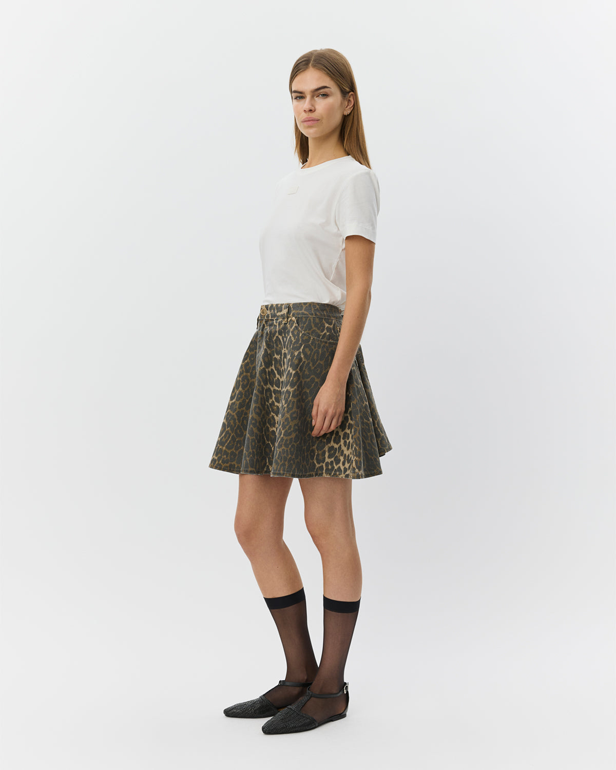 Sofie Schnoor WOMEN INDIGOSW LEO SKIRT Skirt 9086 Light brown leopard