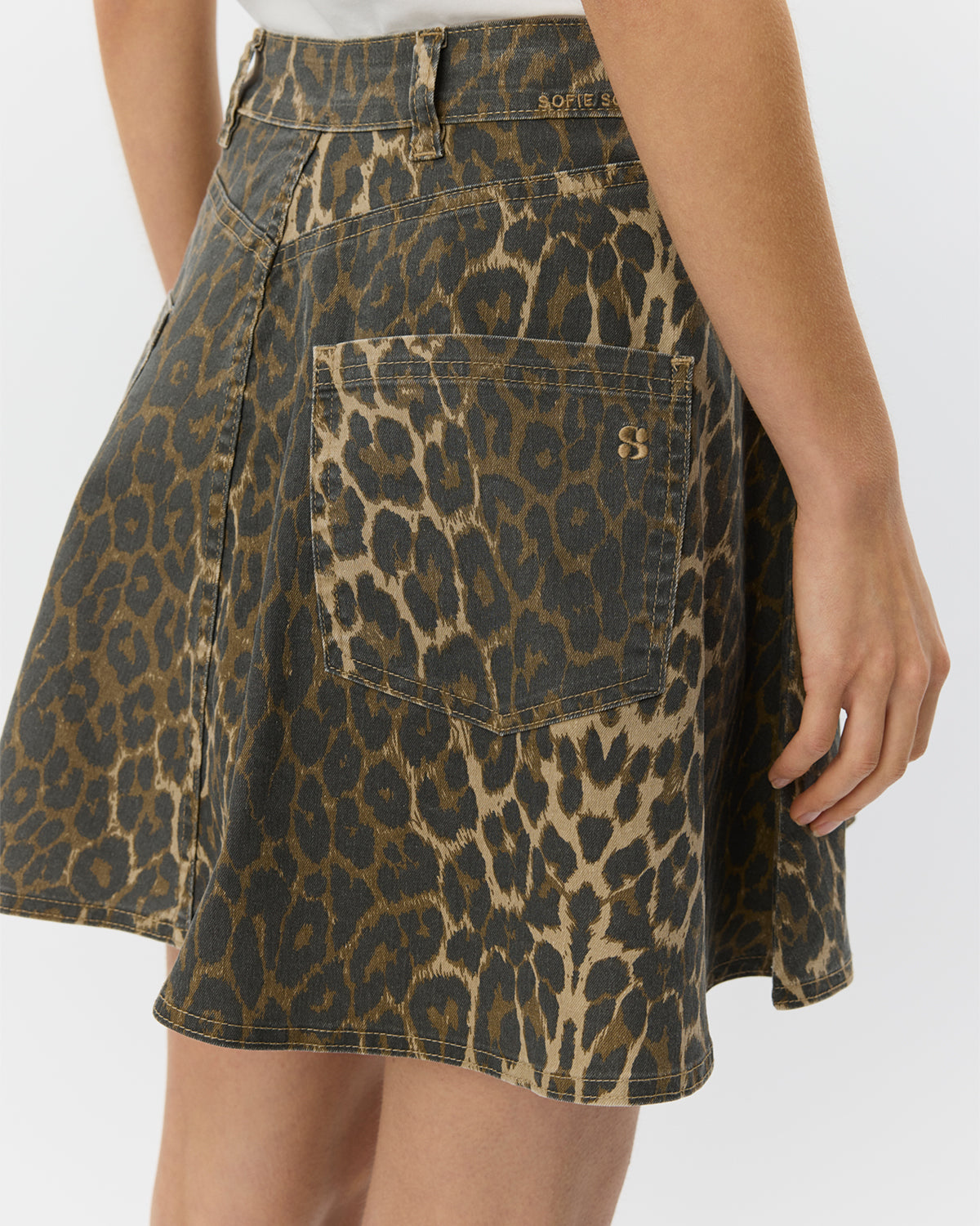 Sofie Schnoor WOMEN INDIGOSW LEO SKIRT Skirt 9086 Light brown leopard