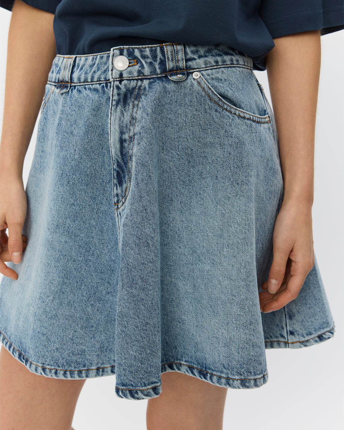 Sofie Schnoor WOMEN INDIGOSW SHORT DENIM SKIRT Skirt 5036 Blue