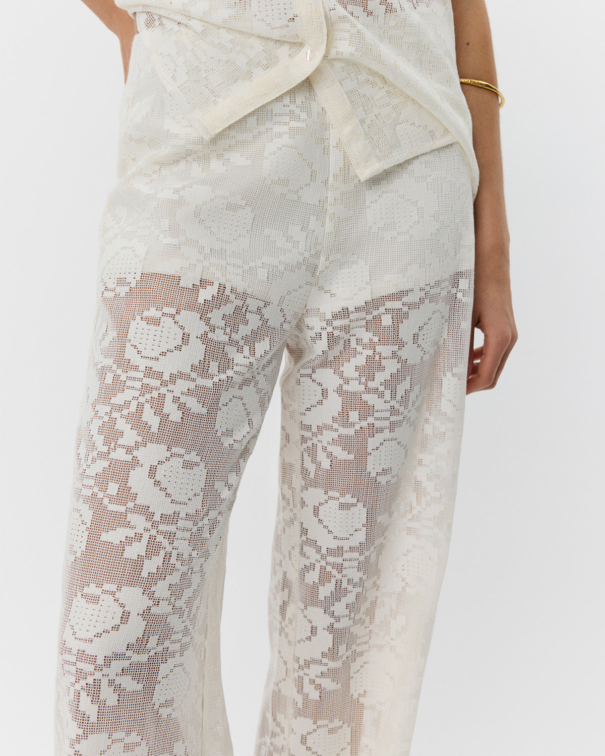 Sofie Schnoor WOMEN IVYSW TROUSERS Trousers 0101 Off white