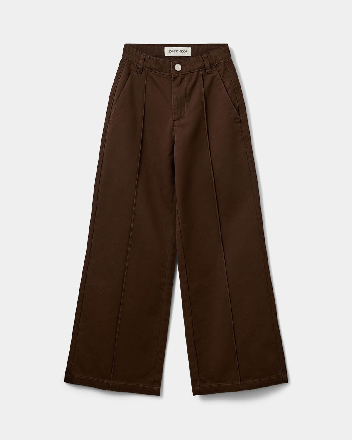Sofie Schnoor YOUNG IZZASY TROUSERS T-shirt 7080 Dark brown