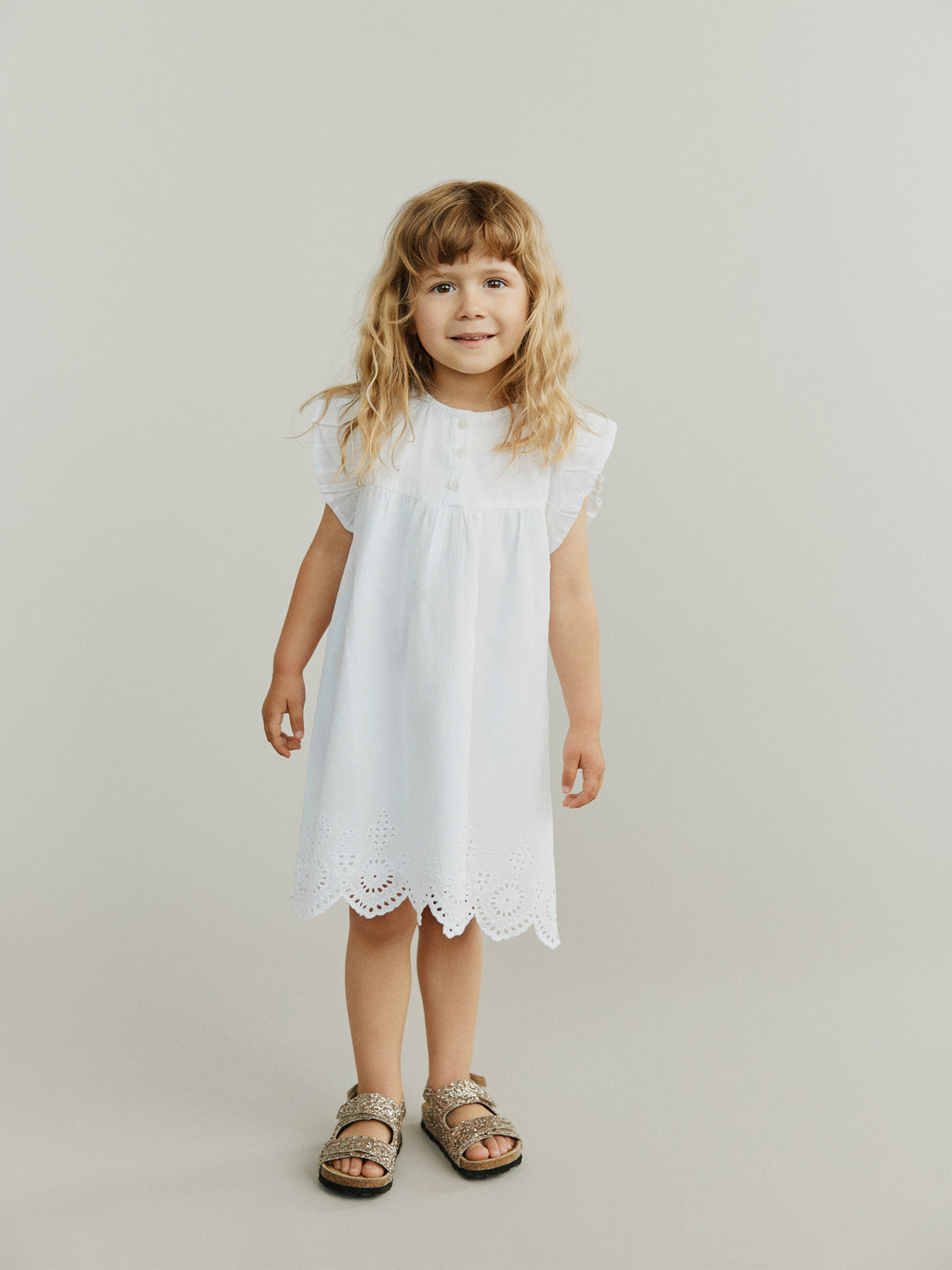 Sofie Schnoor KIDS IvaloKB Dress Dress 0124 Snow white