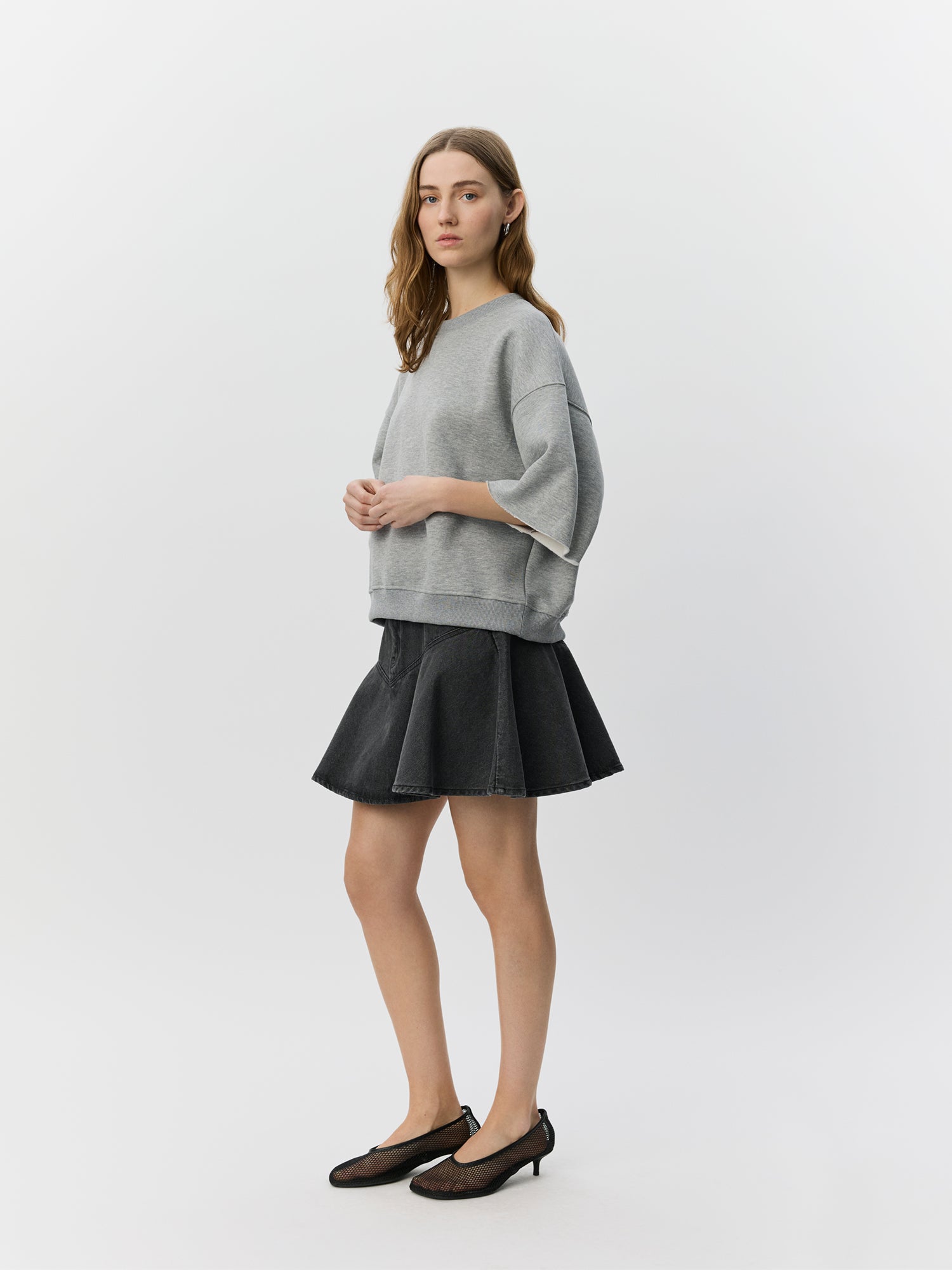 Sofie Schnoor WOMEN JACKYSW DENIM MINI SKIRT Skirt 1024 Black washed Denim