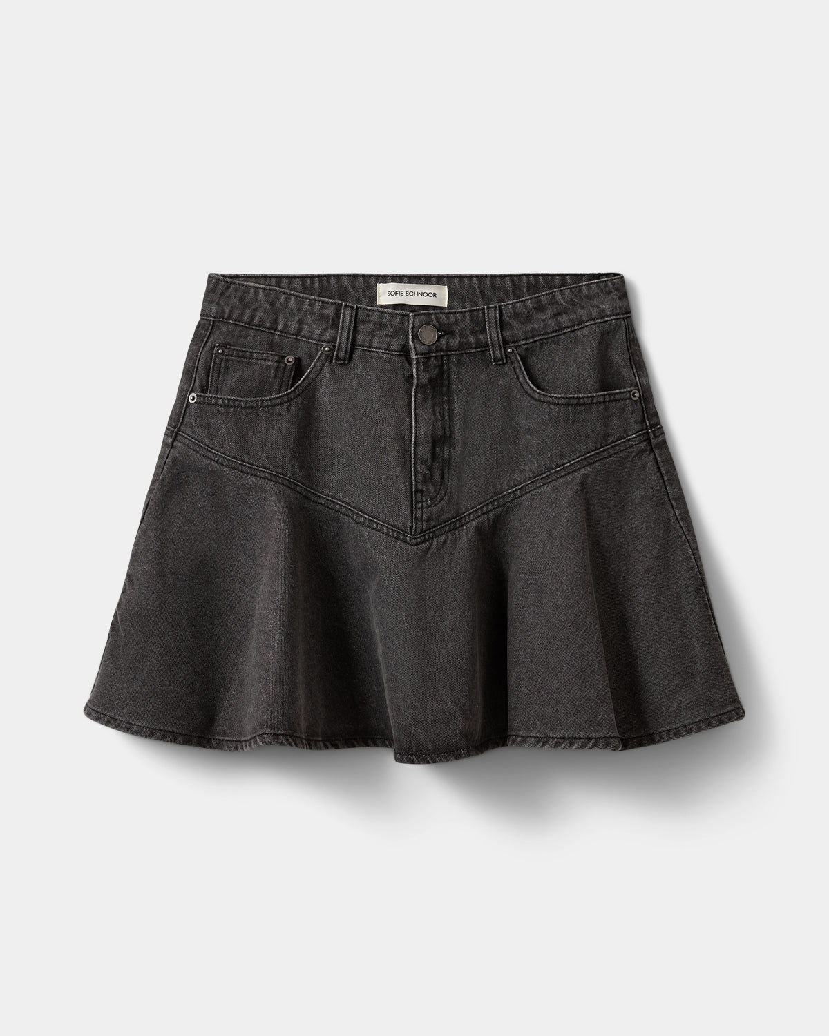 Sofie Schnoor WOMEN JACKYSW DENIM MINI SKIRT Skirt 1024 Black washed Denim