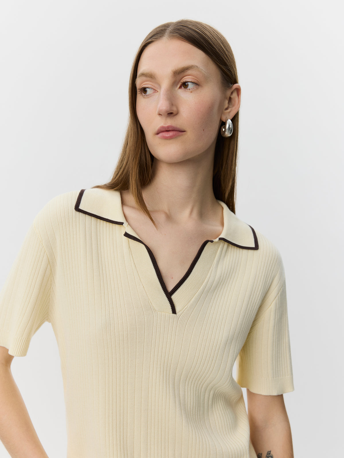 Sofie Schnoor WOMEN JAMIESW KNIT POLO Knit 0101 Off white