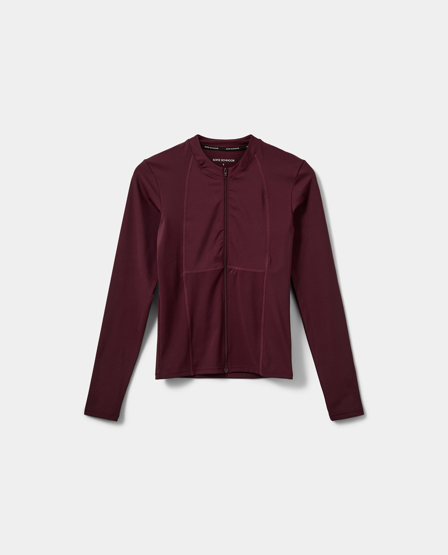 Sofie Schnoor SPORT JAYASPO ZIP BLOUSE Blouse 4067 Burgundy