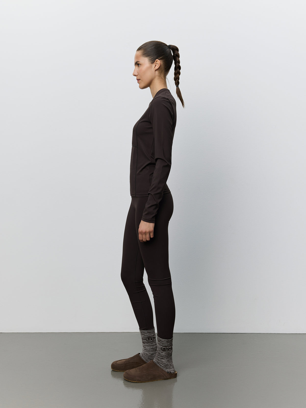 Sofie Schnoor SPORT JAYASPO ZIP BLOUSE Blouse 7025 Dark brown