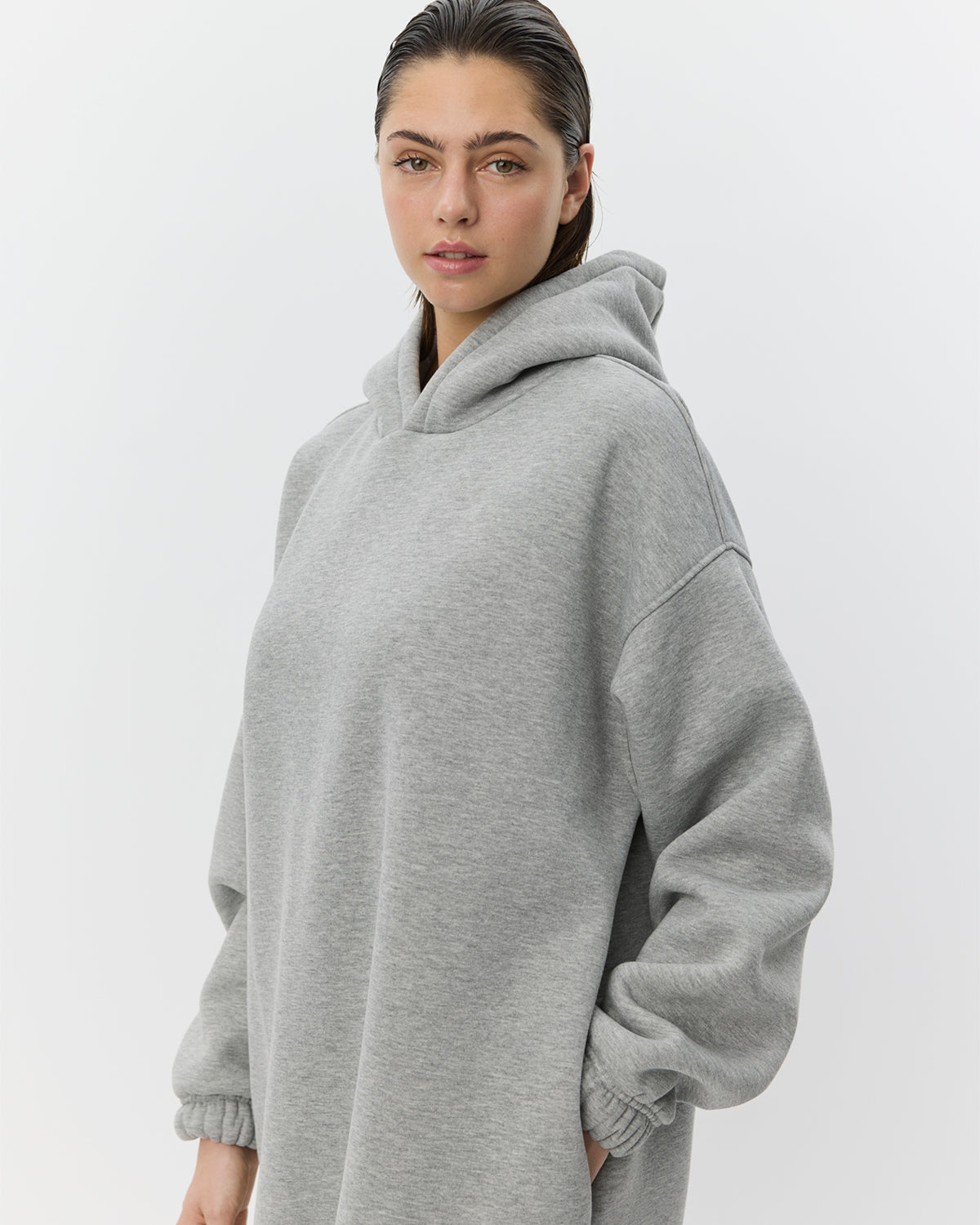Sofie Schnoor WOMEN JENNIFERSW HOODIE DRESS Hoodie 8000 Grey Melange