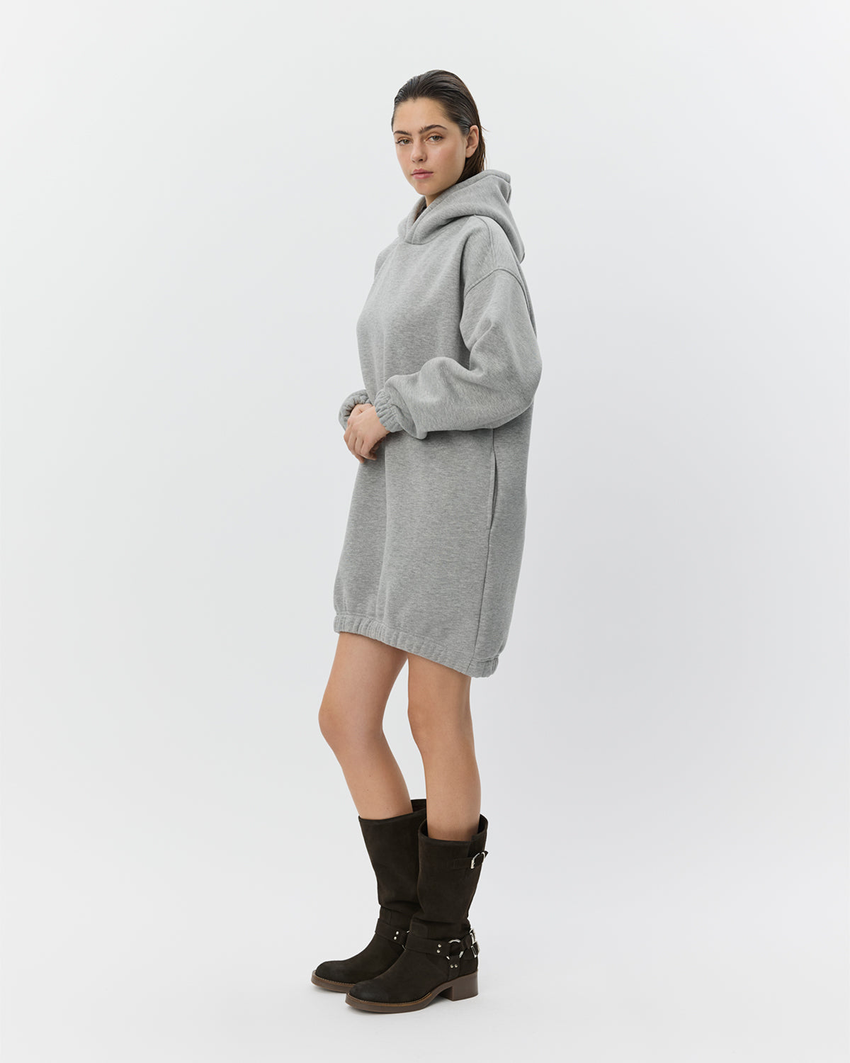 Sofie Schnoor WOMEN JENNIFERSW HOODIE DRESS Hoodie 8000 Grey Melange