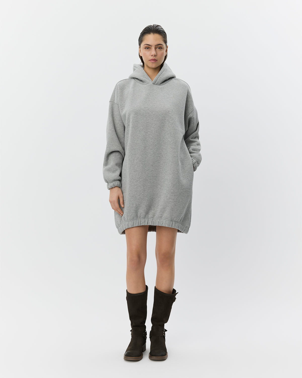 Sofie Schnoor WOMEN JENNIFERSW HOODIE DRESS Hoodie 8000 Grey Melange
