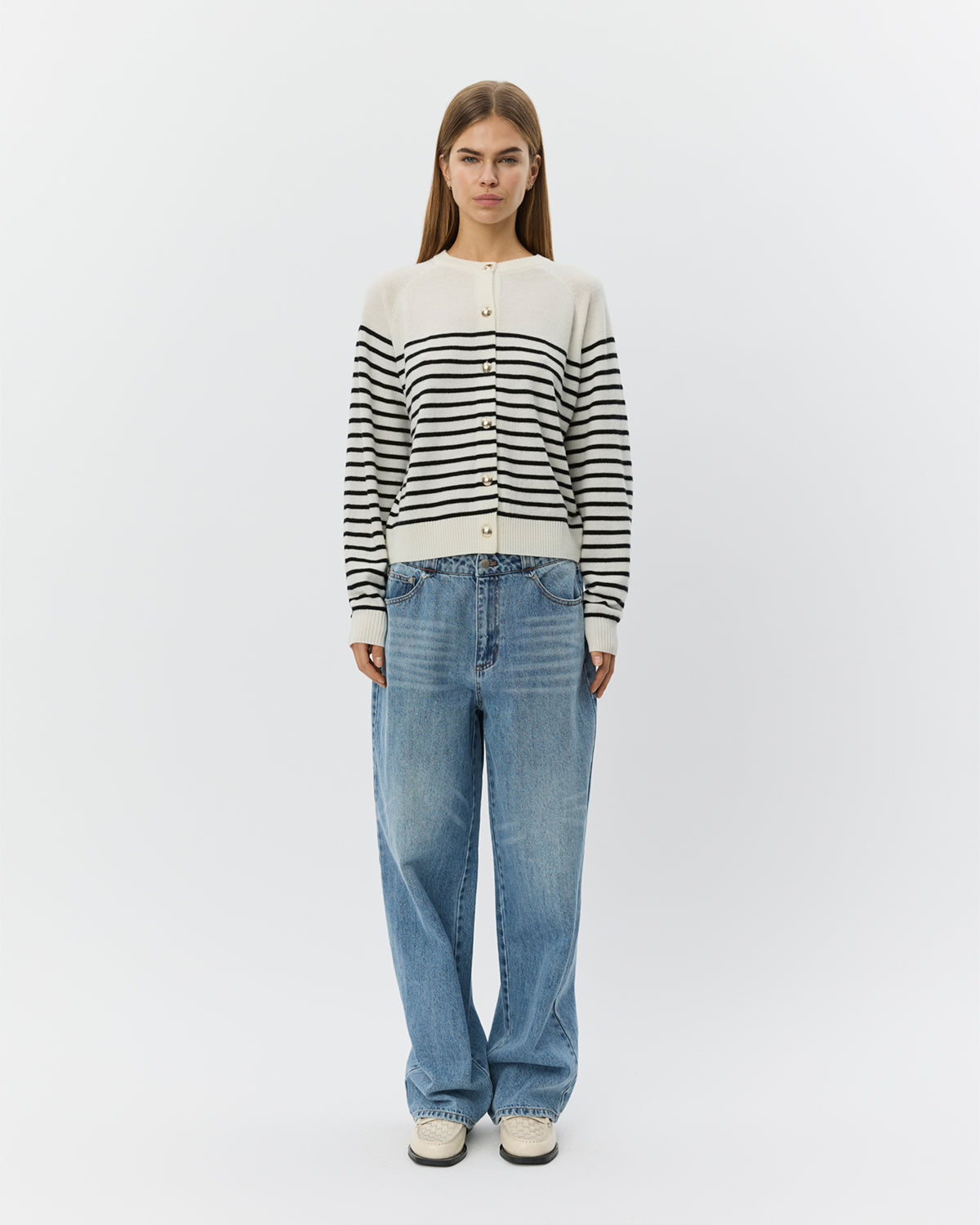 Sofie Schnoor WOMEN JOANNASW KNIT CARDIGAN Cardigan 0142 Off White