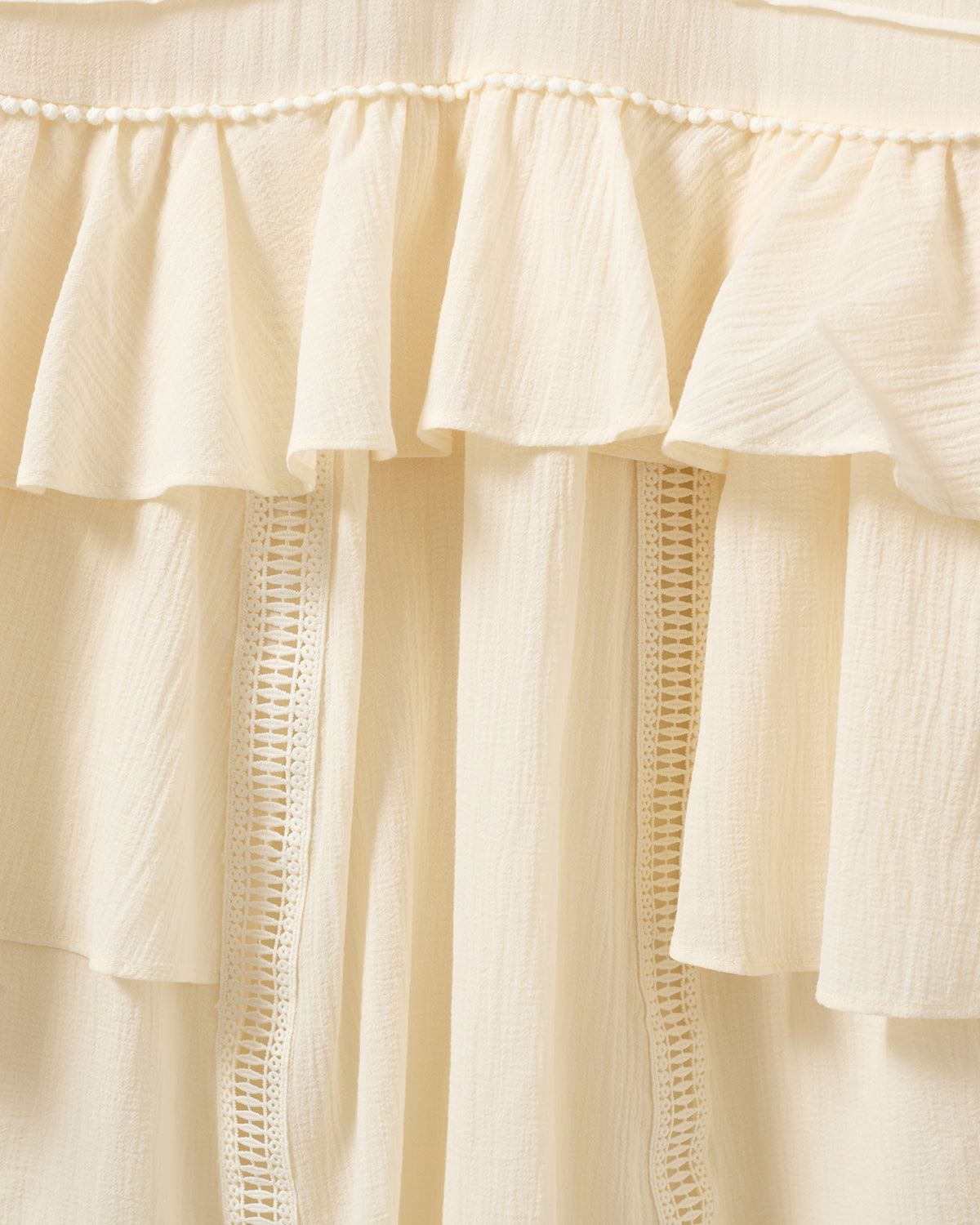 Sofie Schnoor WOMEN JOUVESW LACE DETAIL MIDI DRESS Dress 0159 Cream White