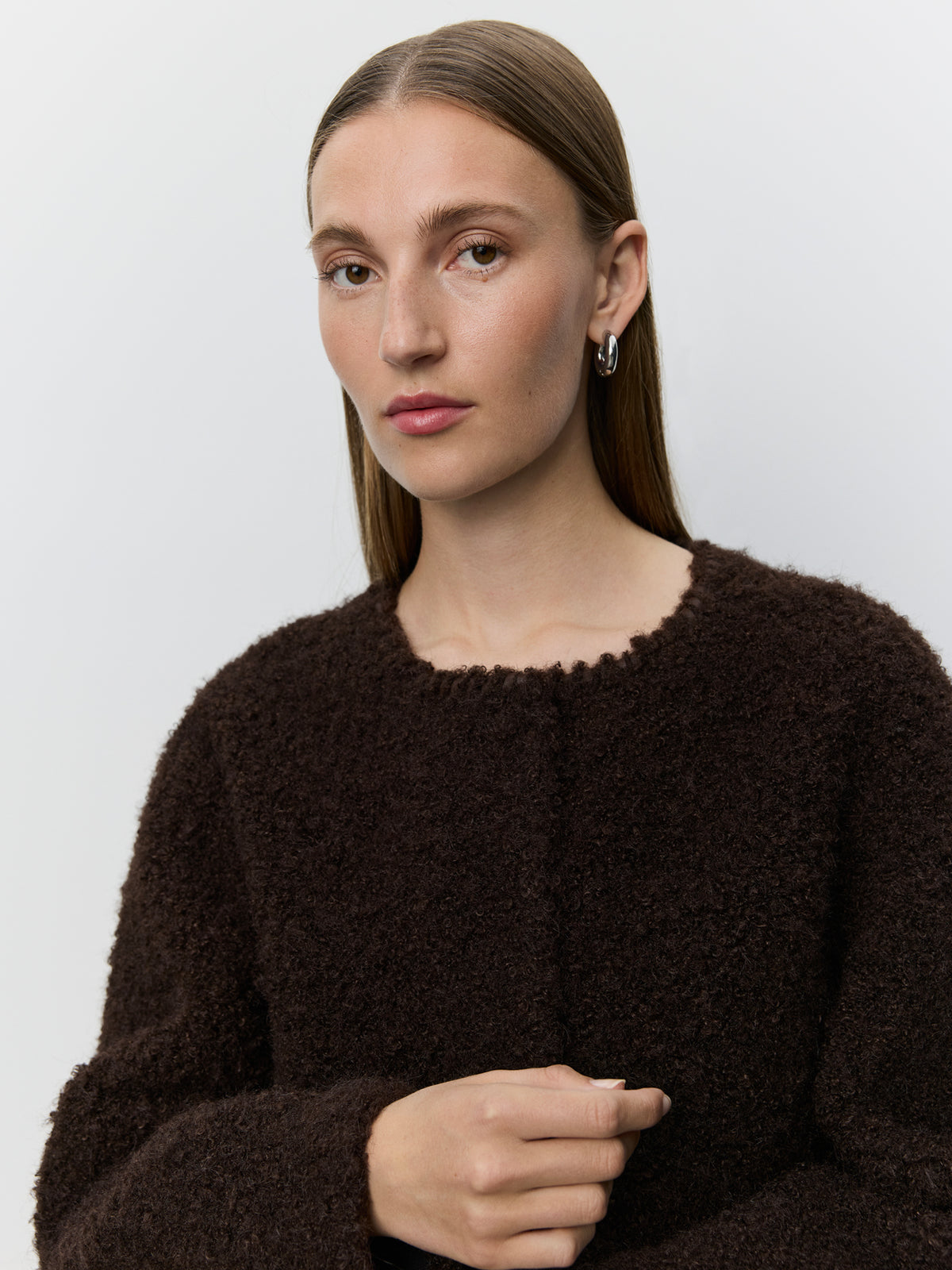 Sofie Schnoor WOMEN JUNOSW FUR JACKET Jacket 7162 Intense Brown