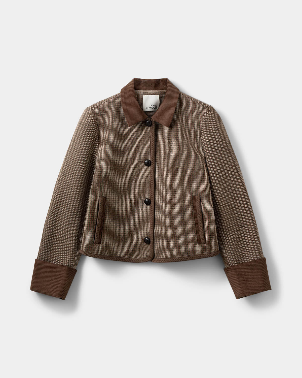 Sofie Schnoor WOMEN KAMIKKASW SHORT JACKET Jacket 9007 Brown check