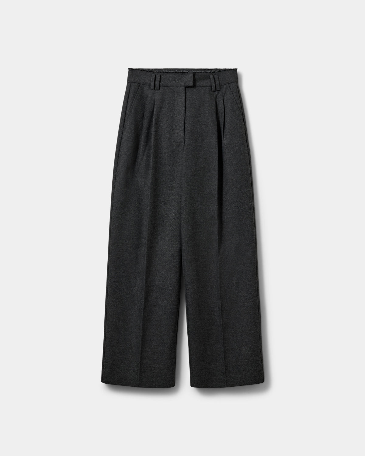 Sofie Schnoor WOMEN KIMJASW RAW EDGE TROUSERS Trousers 8011 Dark grey melange