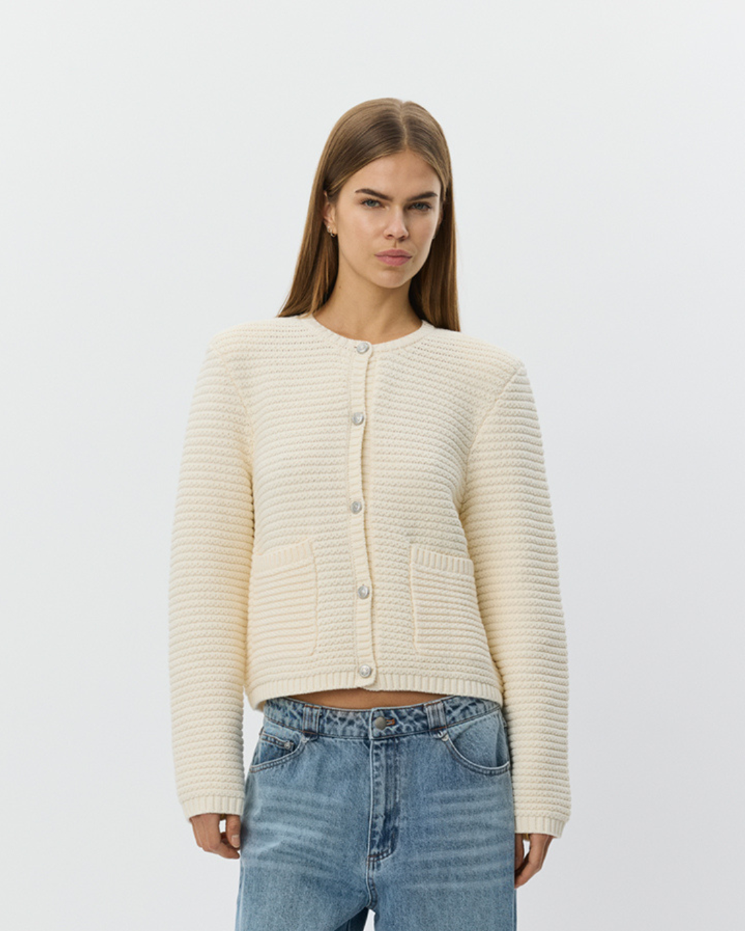 Sofie Schnoor WOMEN KYRASW KNIT CARDIGAN Cardigan 0101 Off white