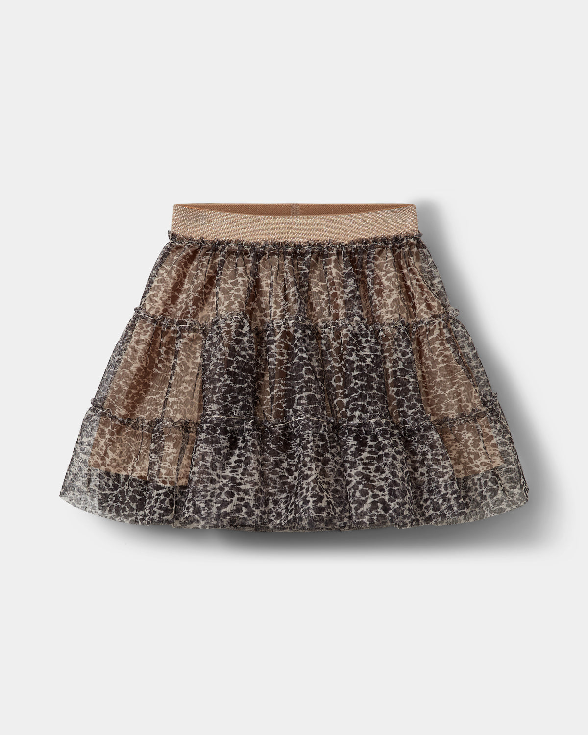 Sofie Schnoor KIDS KammaKB Skirt Skirt 9140 AOP Leo Light Sand