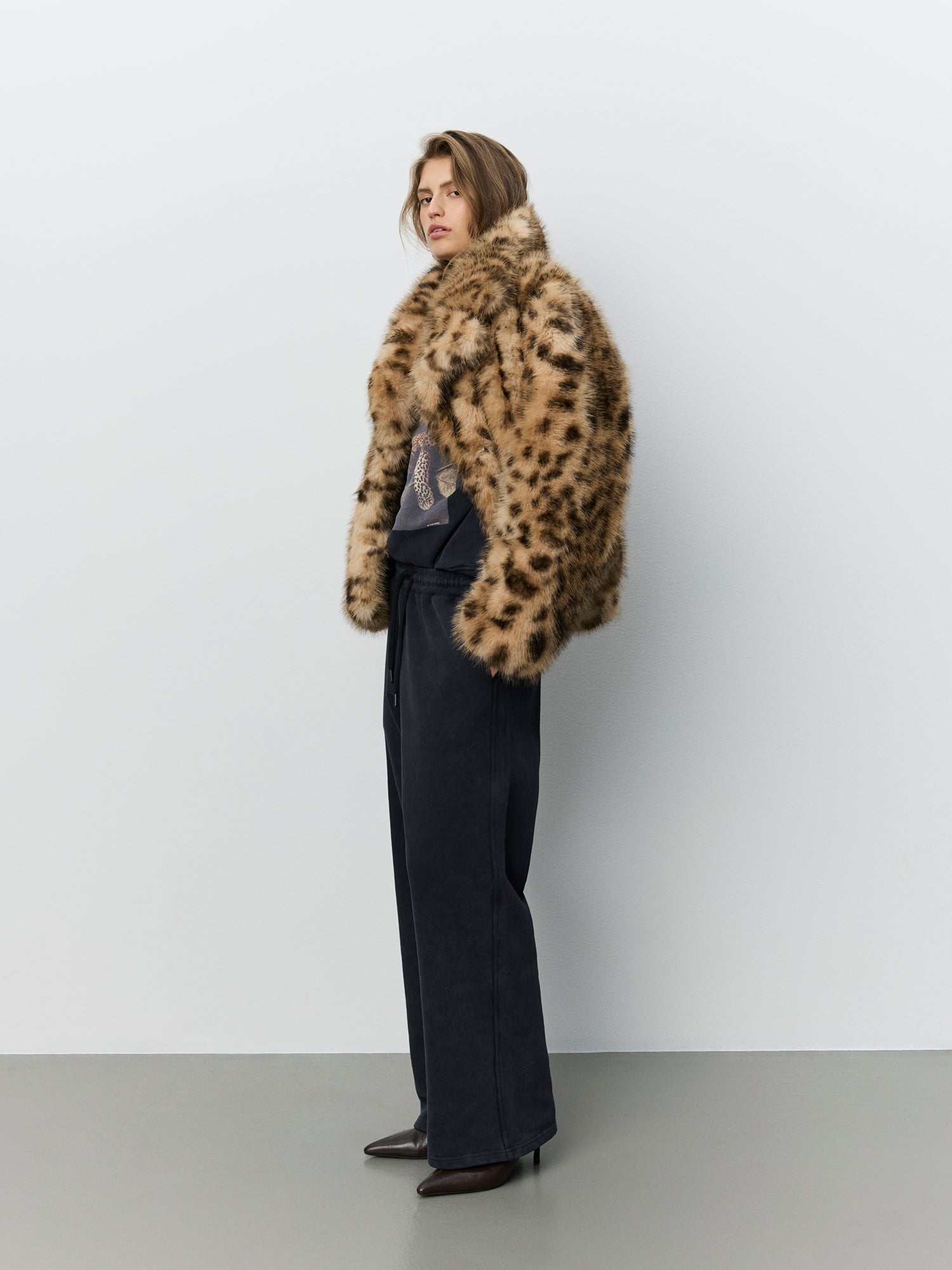 Sofie Schnoor WOMEN LARRIESW FAUX FUR LEOPARD JACKET Jacket 9006 Leopard