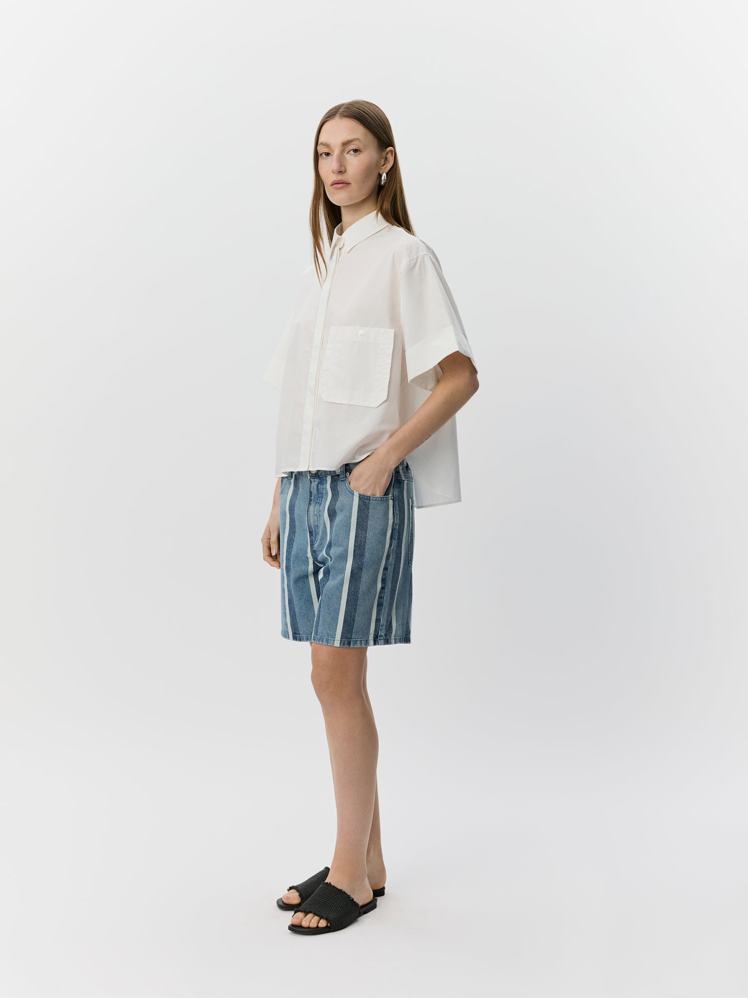 Sofie Schnoor WOMEN LEANASW SHORT SLEEVE SHIRT Shirt 0141 White Alyssum