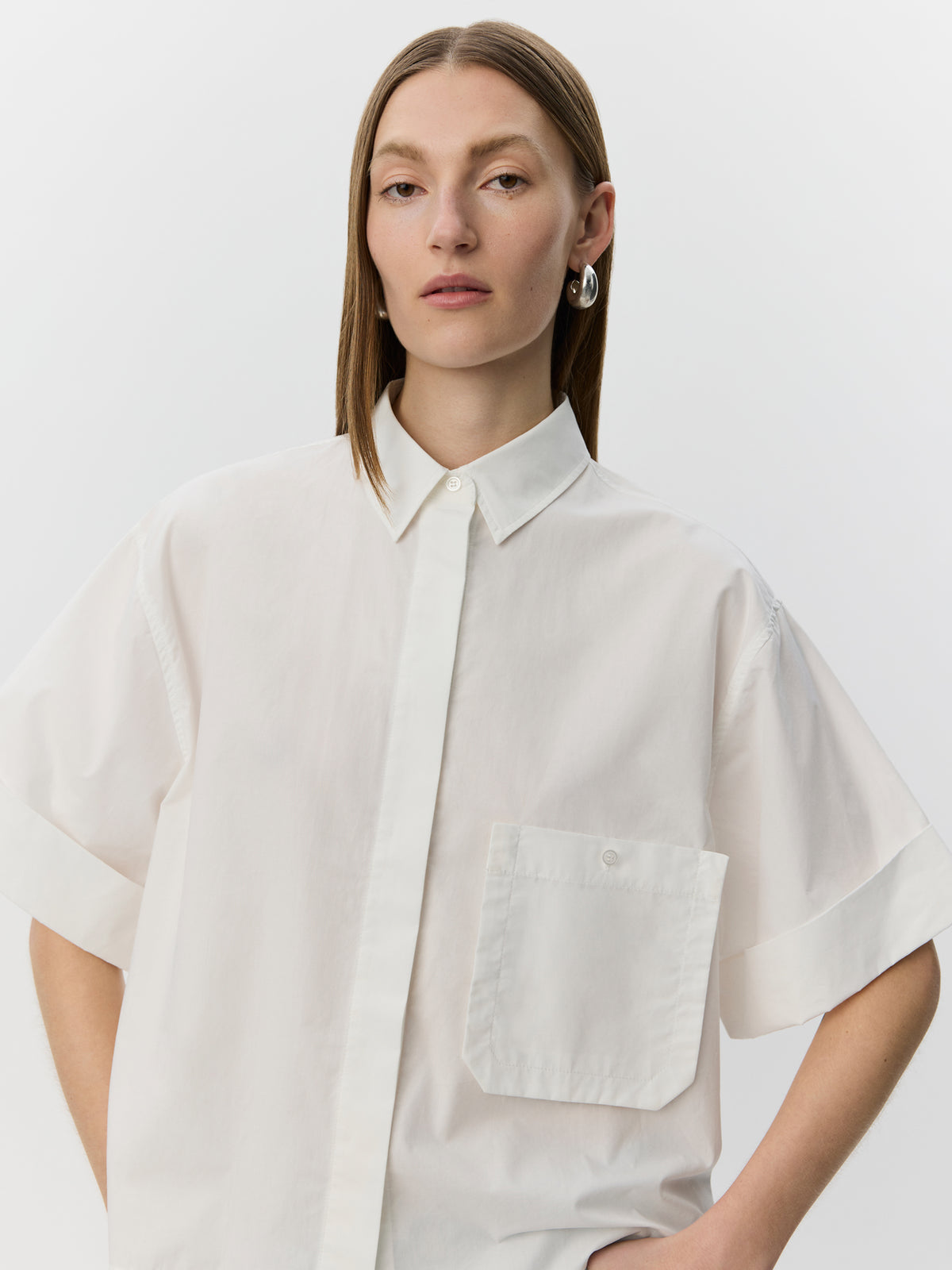 Sofie Schnoor WOMEN LEANASW SHORT SLEEVE SHIRT Shirt 0141 White Alyssum