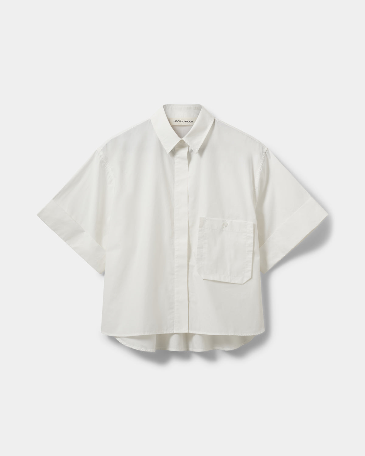 Sofie Schnoor WOMEN LEANASW SHORT SLEEVE SHIRT Shirt 0141 White Alyssum