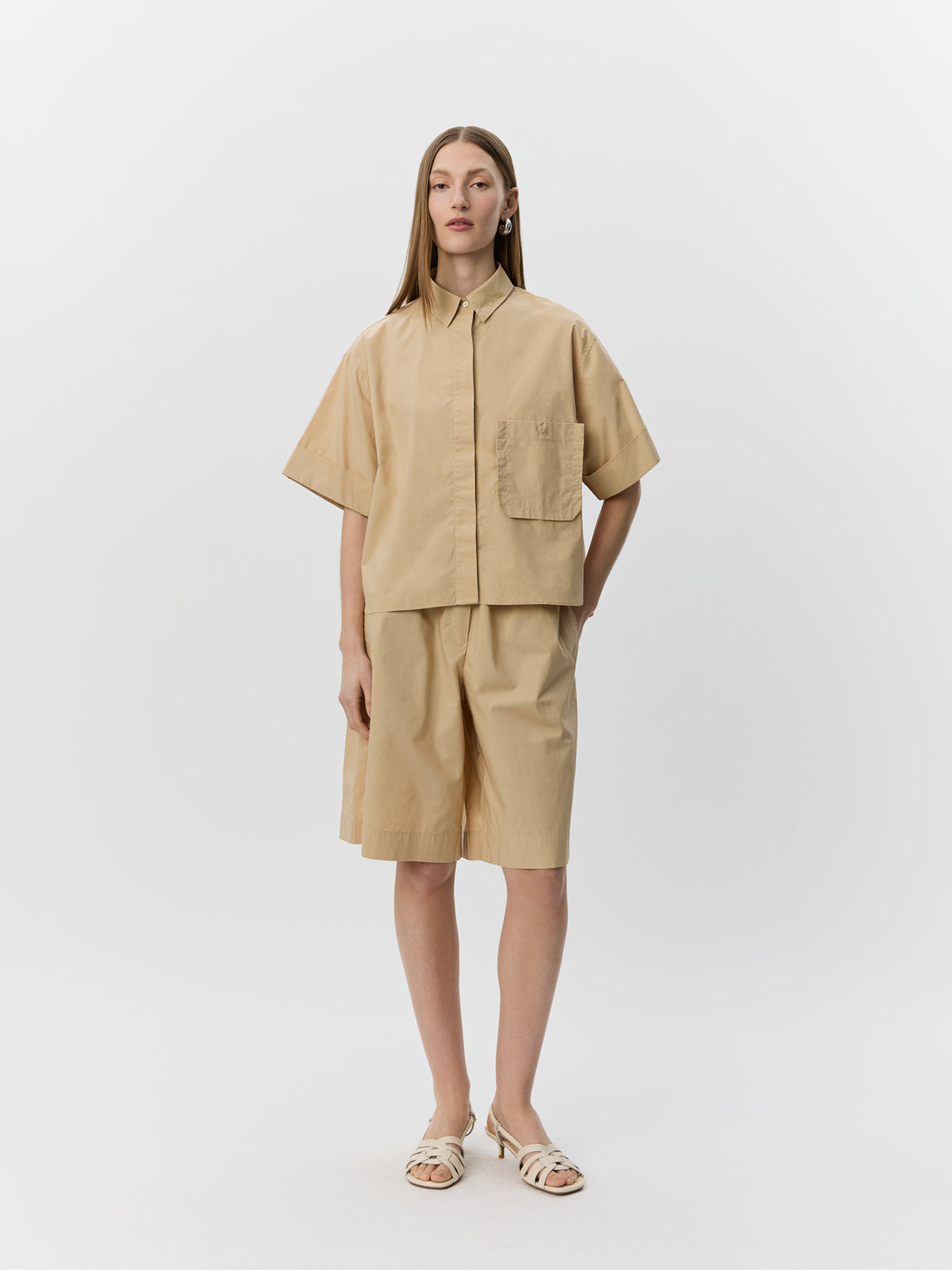 Sofie Schnoor WOMEN LEANASW SHORT SLEEVE SHIRT Shirt 7015 Beige