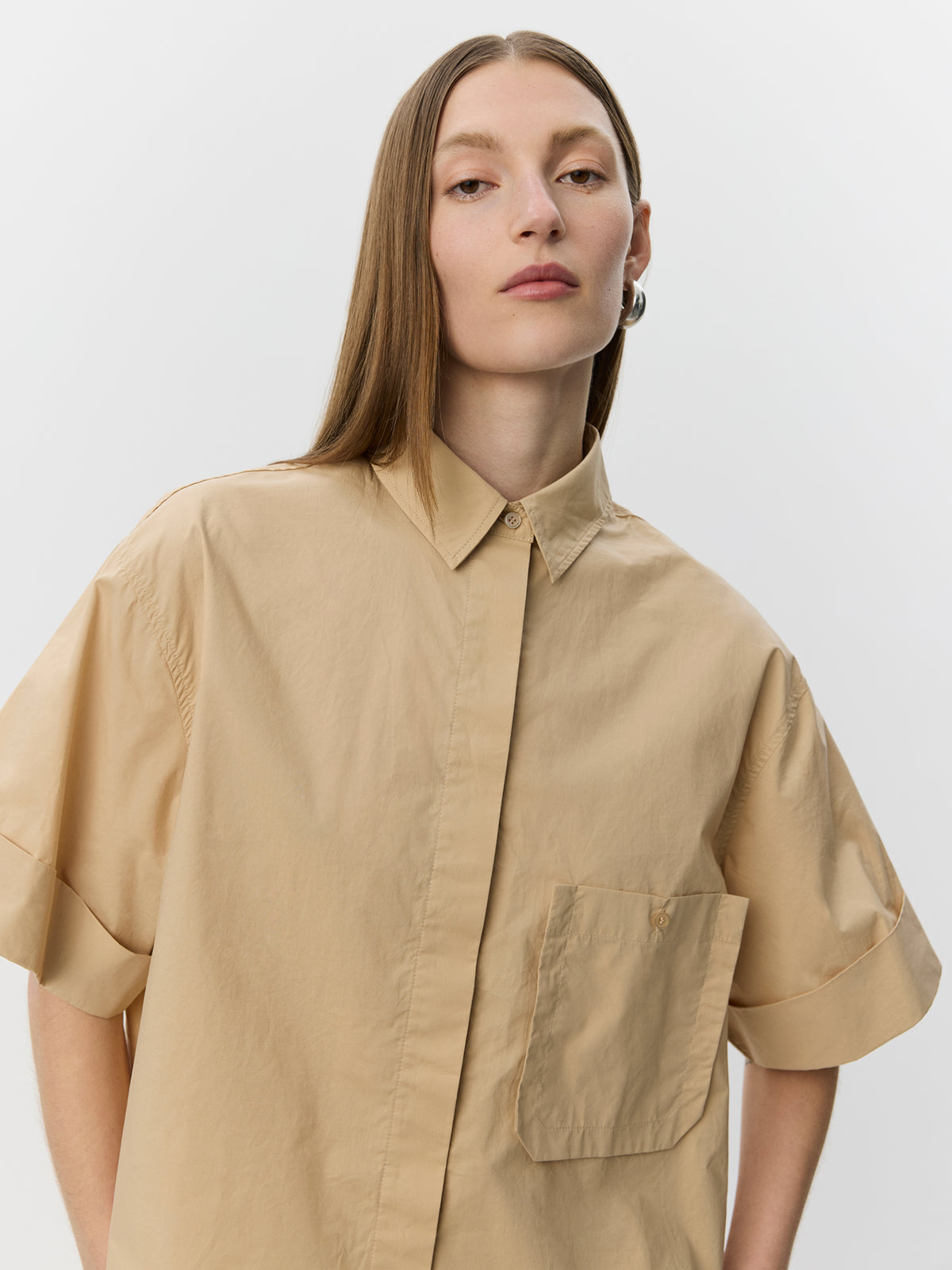 Sofie Schnoor WOMEN LEANASW SHORT SLEEVE SHIRT Shirt 7015 Beige