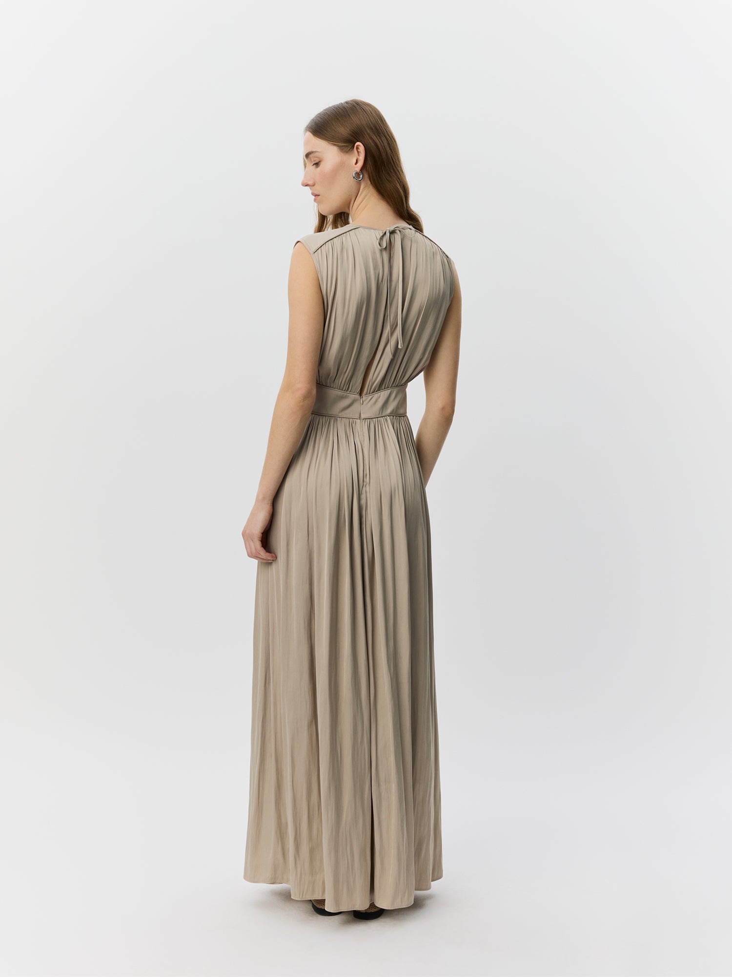 Sofie Schnoor WOMEN LINSW MAXI DRESS Dress 8058 Feather Gray