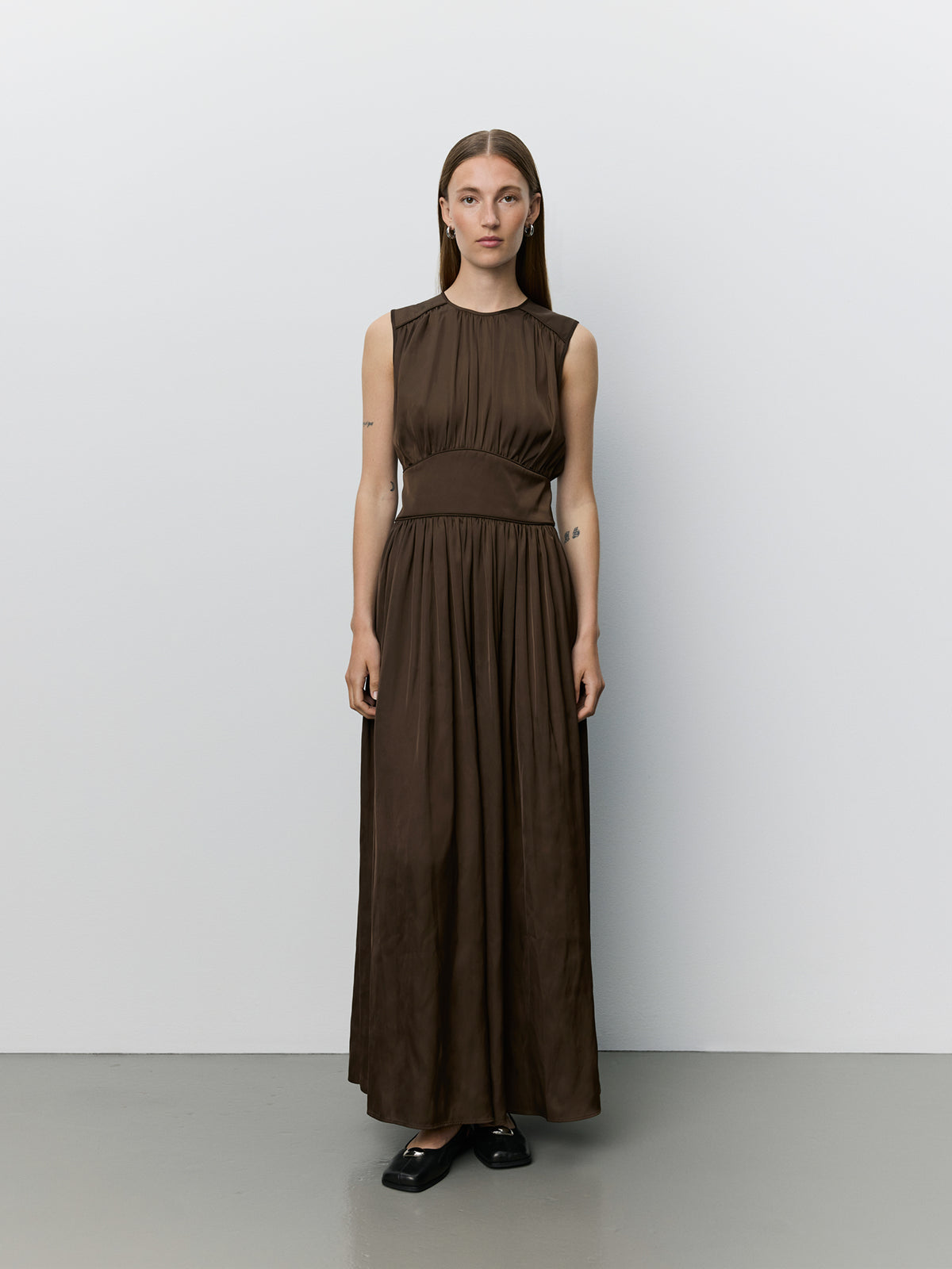 Sofie Schnoor WOMEN LINSW MAXI DRESS Dress 7162 Intense Brown