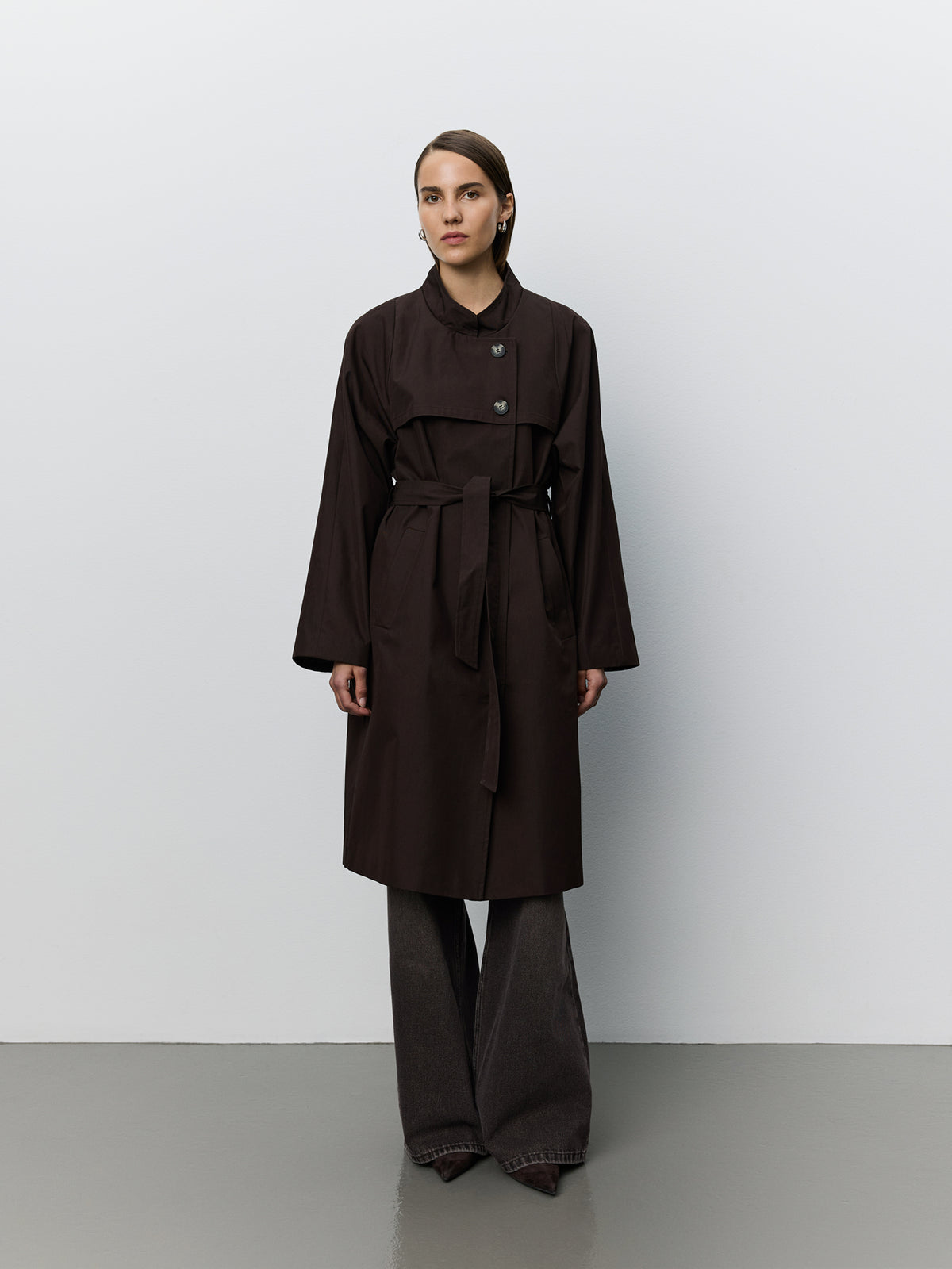 Sofie Schnoor WOMEN LIZZYSW COAT Coat 7025 Dark brown