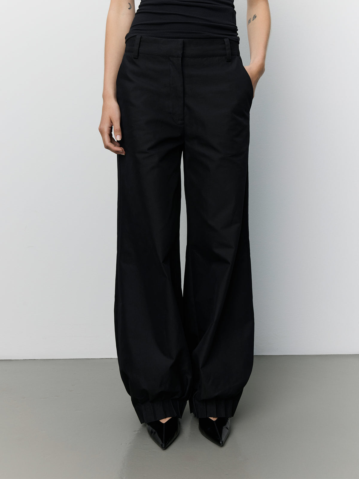 Sofie Schnoor WOMEN LOUANASW PLEATED TROUSERS Trousers 1000 Black