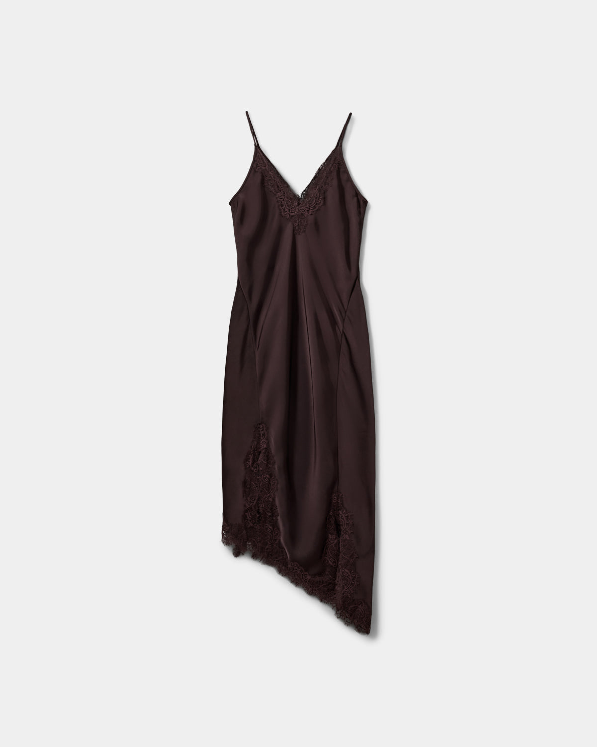 Sofie Schnoor WOMEN LOUNELLESW SATIN LACE DRESS Dress 7168 Dark Plum