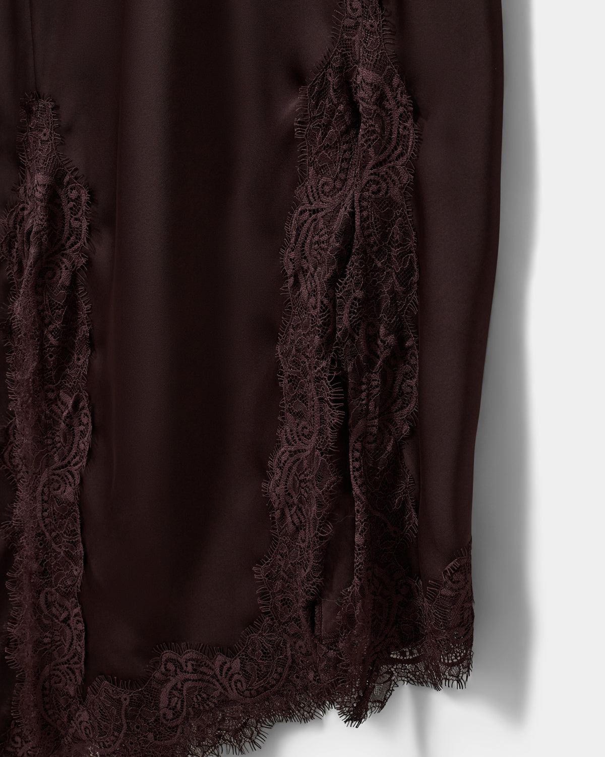 Sofie Schnoor WOMEN LOUNELLESW SATIN LACE DRESS Dress 7168 Dark Plum
