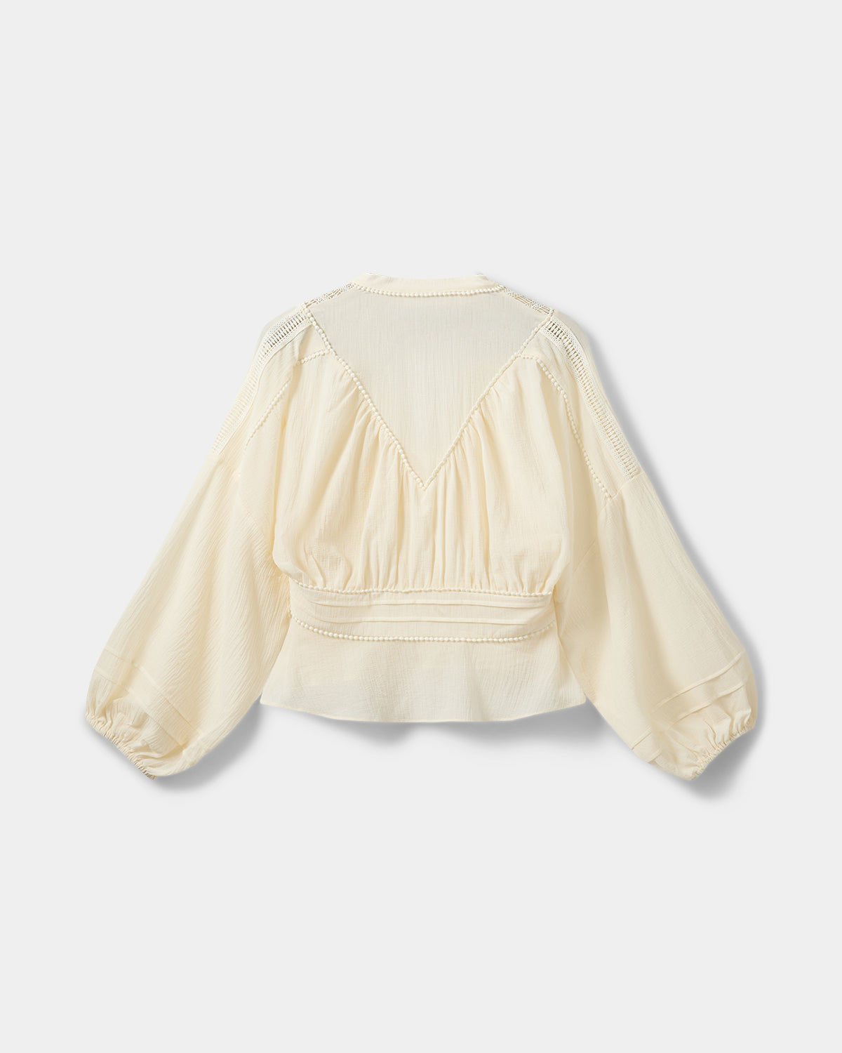 Sofie Schnoor WOMEN LOUSW LACE DETAIL BLOUSE Blouse 0159 Cream White