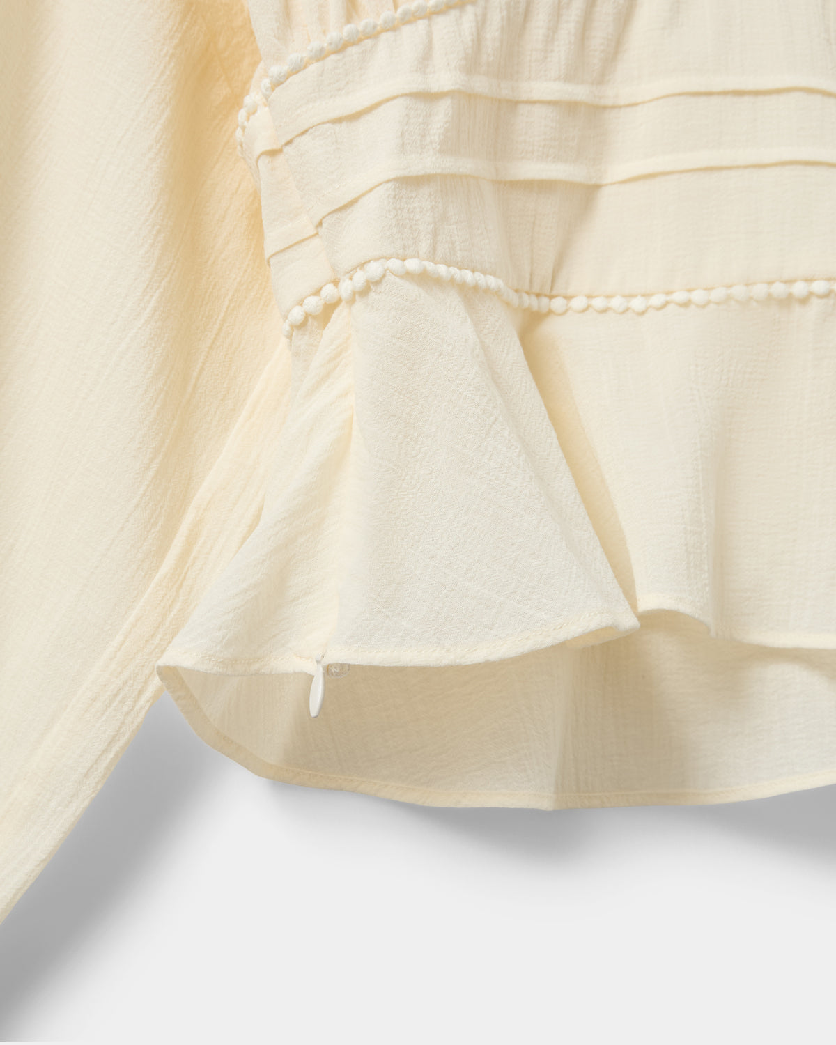 Sofie Schnoor WOMEN LOUSW LACE DETAIL BLOUSE Blouse 0159 Cream White