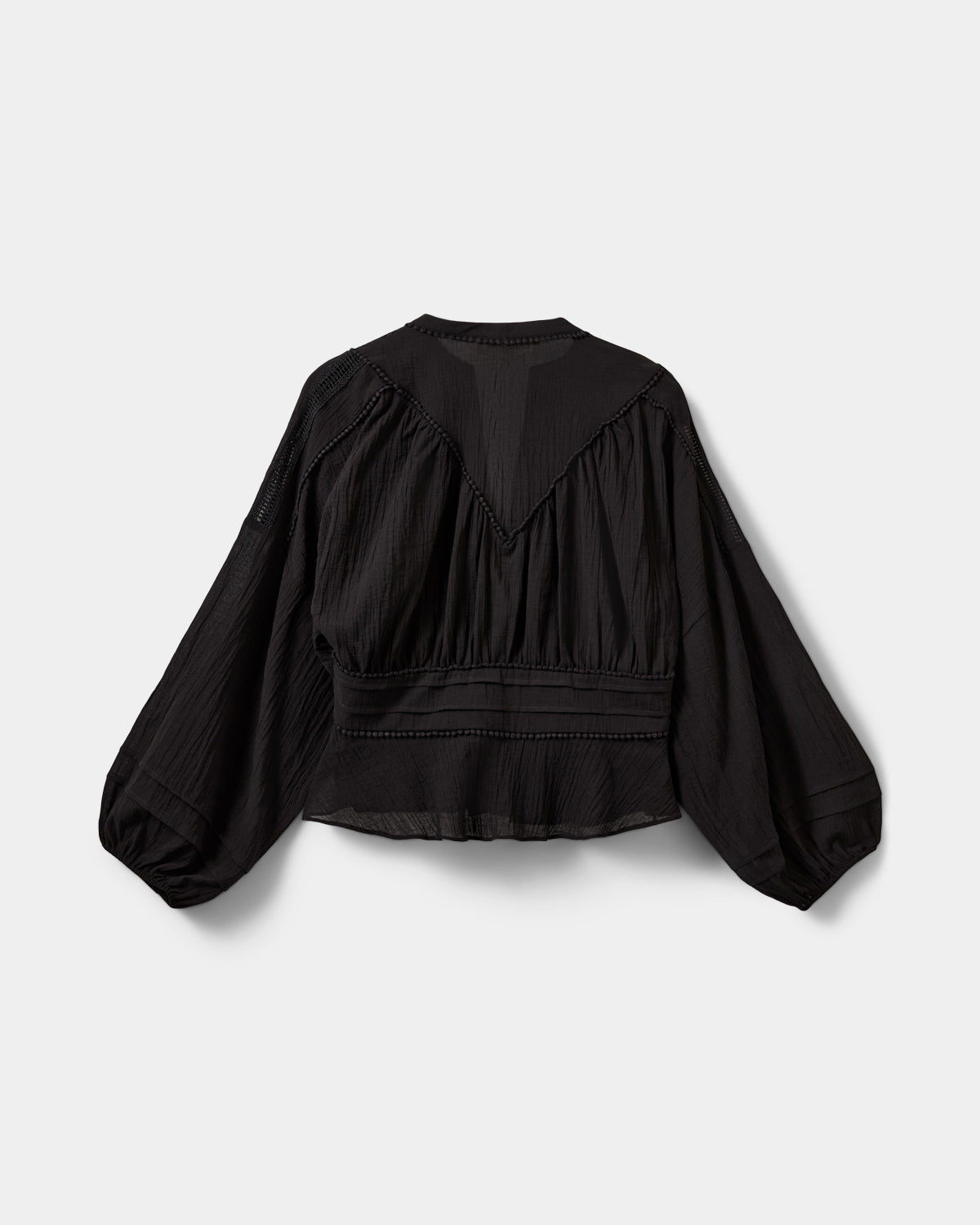 Sofie Schnoor WOMEN LOUSW LACE DETAIL BLOUSE Blouse 1000 Black