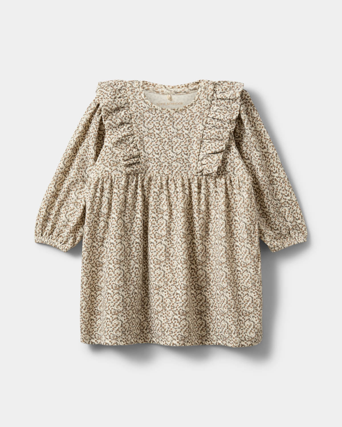 Sofie Schnoor KIDS LULAKB DRESS Dress 9109 Off White w AOP