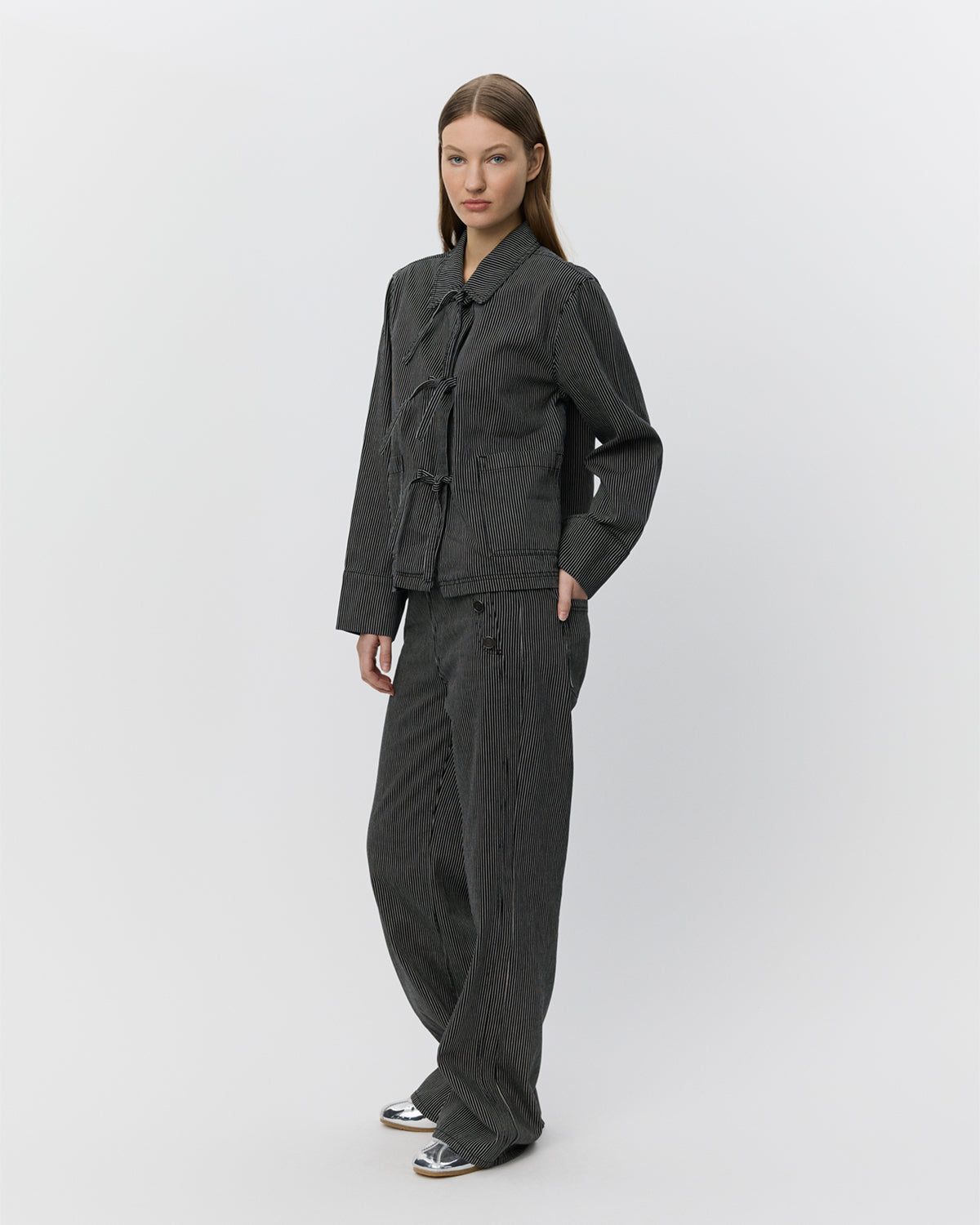 Sofie Schnoor WOMEN LYONSW TROUSERS Trousers 1017 Black striped