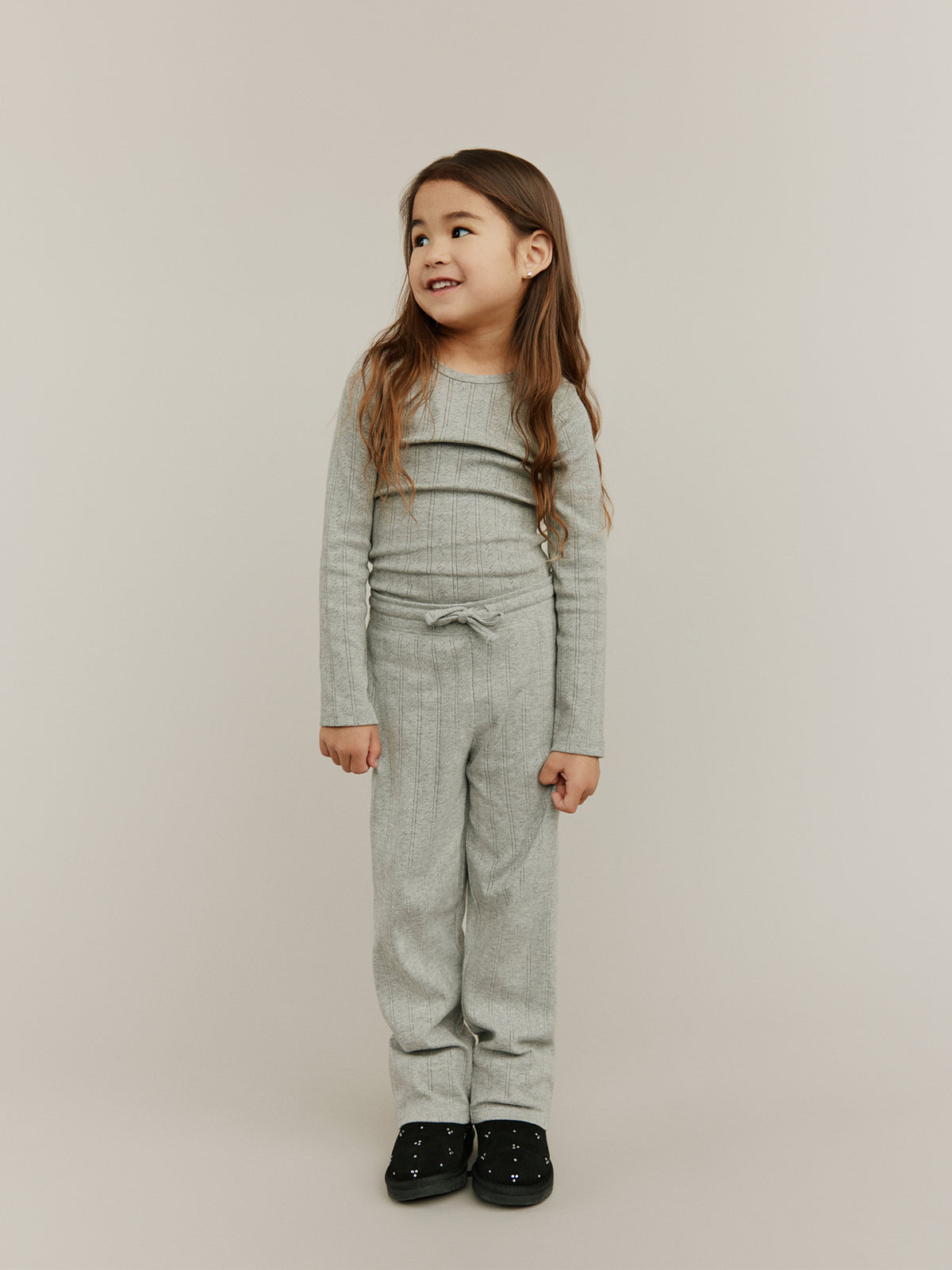 Sofie Schnoor KIDS LovaSK Trousers Trousers 8000 Grey Melange