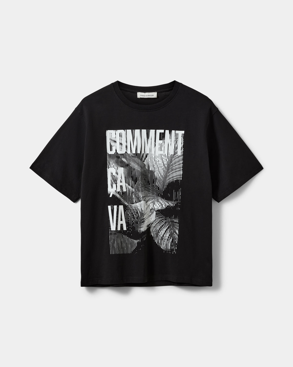 Sofie Schnoor WOMEN MAESW OVERSIZED PRINTED T-SHIRT T-shirt 1000 Black