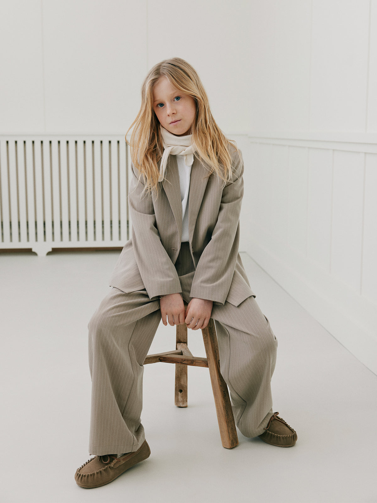 Sofie Schnoor YOUNG MALINASY TROUSERS Trousers 7120 Beige Striped