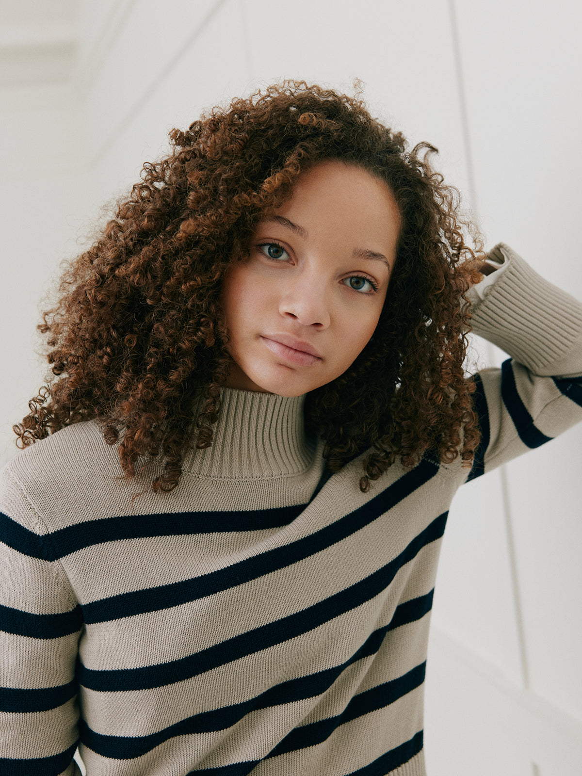 Sofie Schnoor YOUNG MARGARETSY KNIT Knit 9105 Off White / Navy Stripe