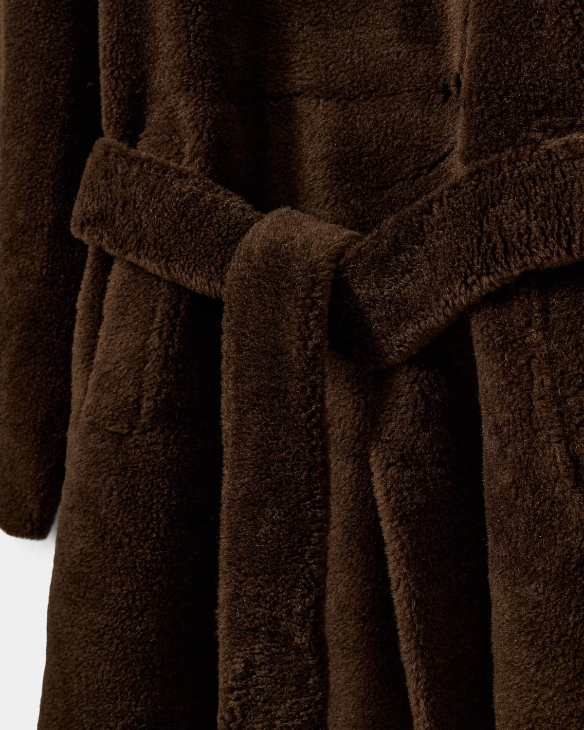 Sofie Schnoor WOMEN MARGITSW WOOL FUR COAT Jacket 7025 Dark brown