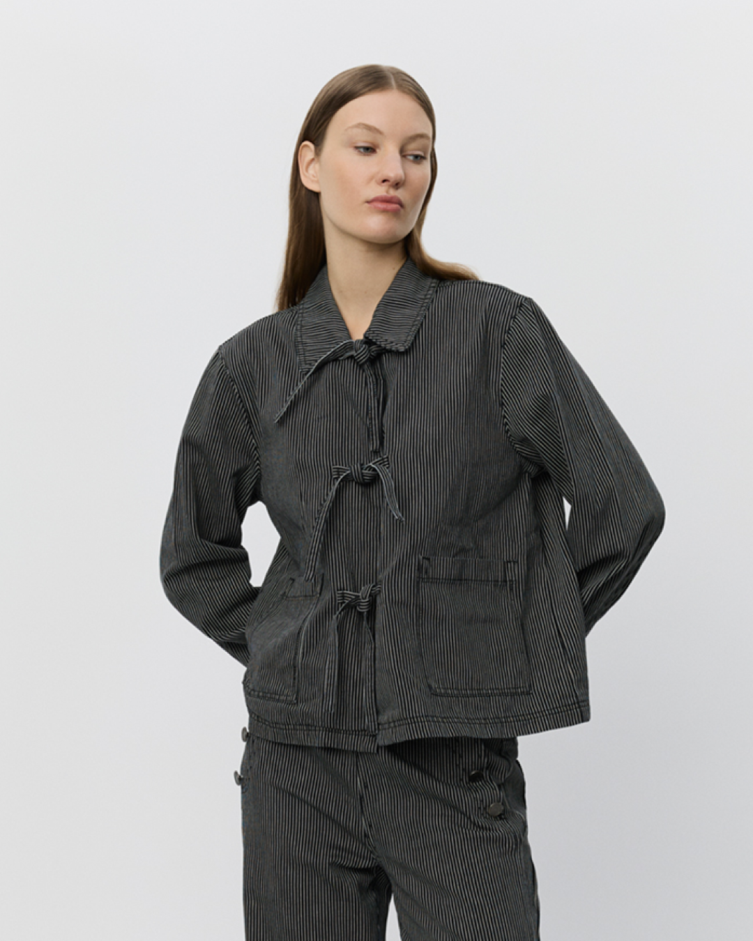 Sofie Schnoor WOMEN MARLOSW JACKET Jacket 1017 Black striped