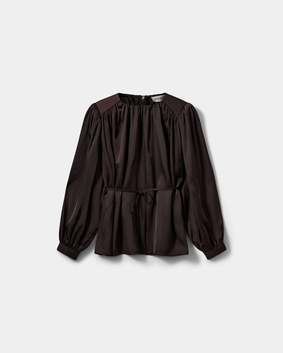 Sofie Schnoor WOMEN MARTHEASW BALLOON BLOUSE Blouse 7168 Dark Plum