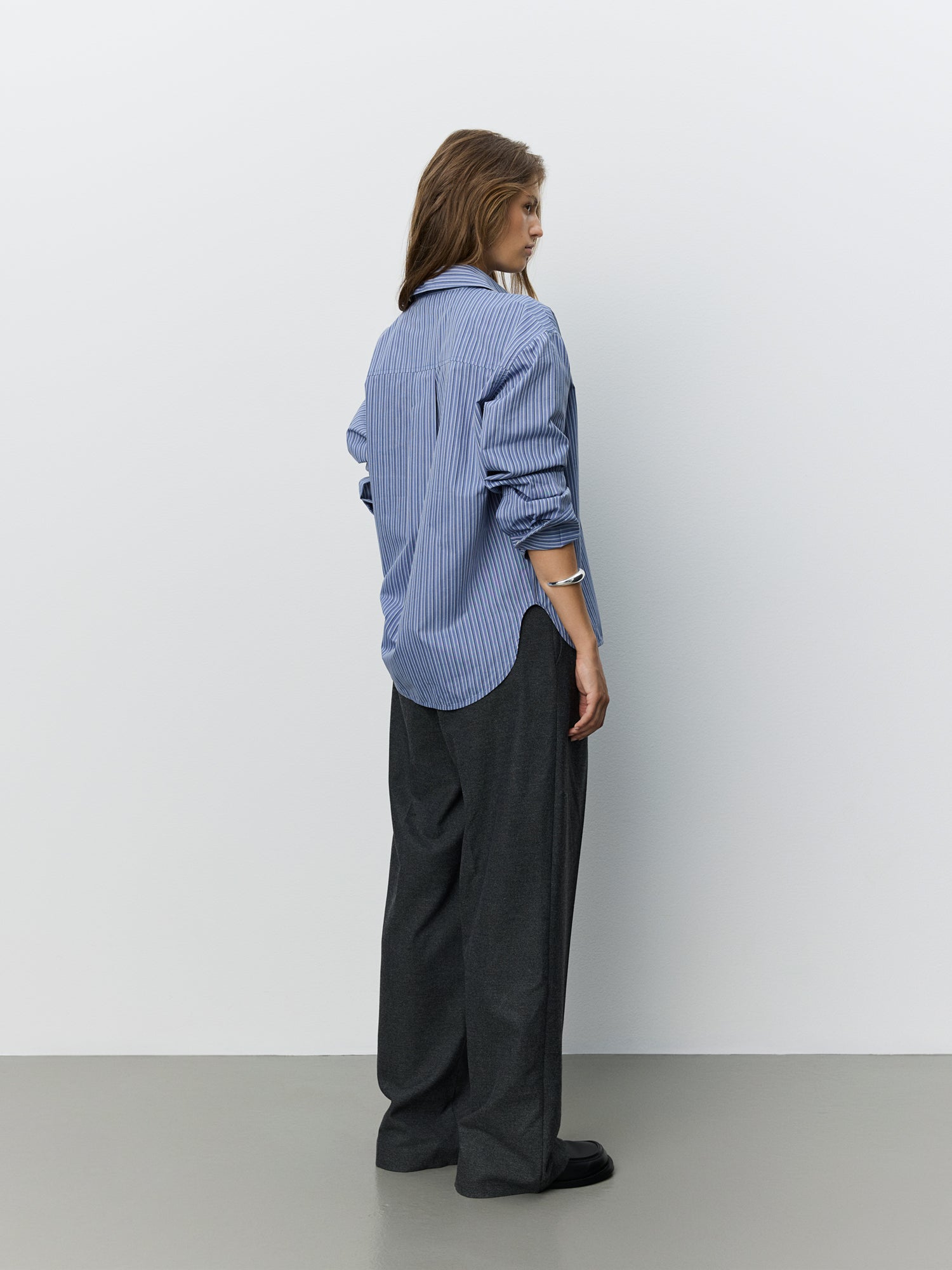 Sofie Schnoor WOMEN MASHASW STRIPED SHIRT Shirt 5080 Dusty blue