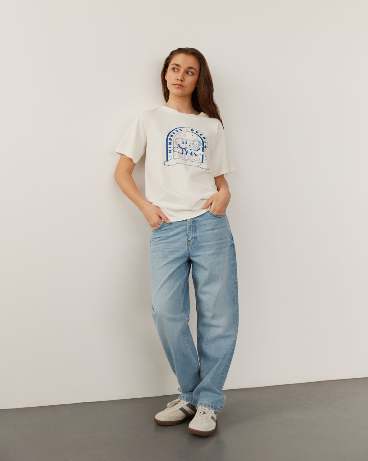 Sofie Schnoor YOUNG MELIKASY TROUSERS Trousers 5055 Denim blue