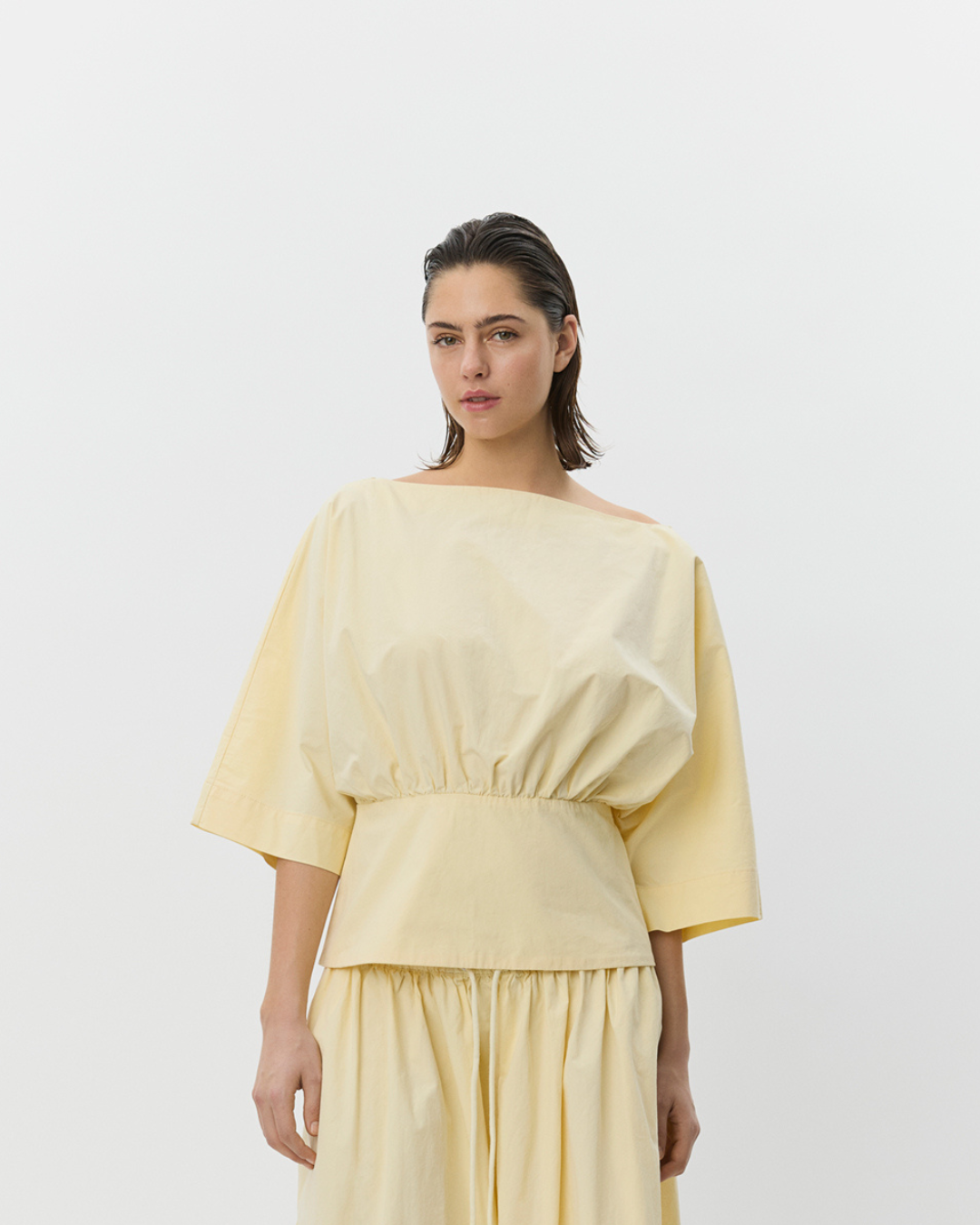 Sofie Schnoor WOMEN MIKKASW BOAT-NECK BLOUSE Blouse 2026 Light yellow