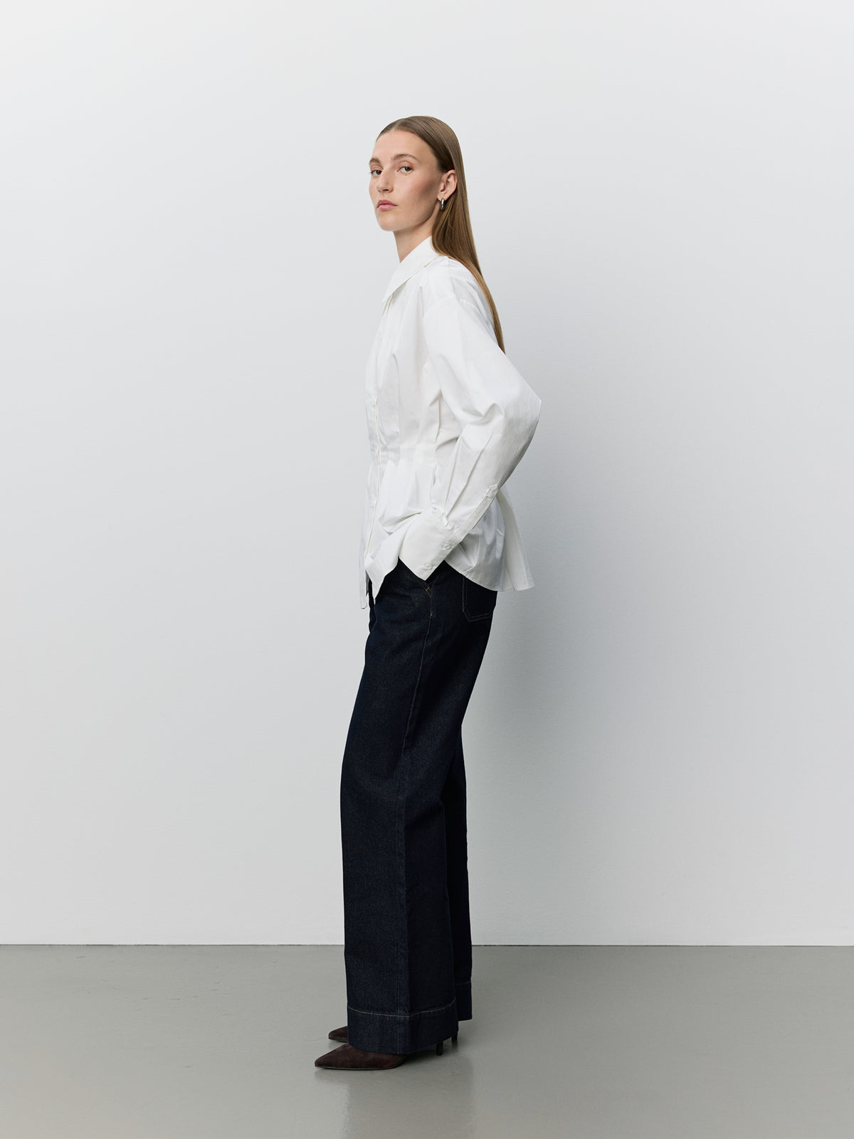 Sofie Schnoor WOMEN MIKRASW FITTED SHIRT WITH PLEATS Shirt 0101 Off white