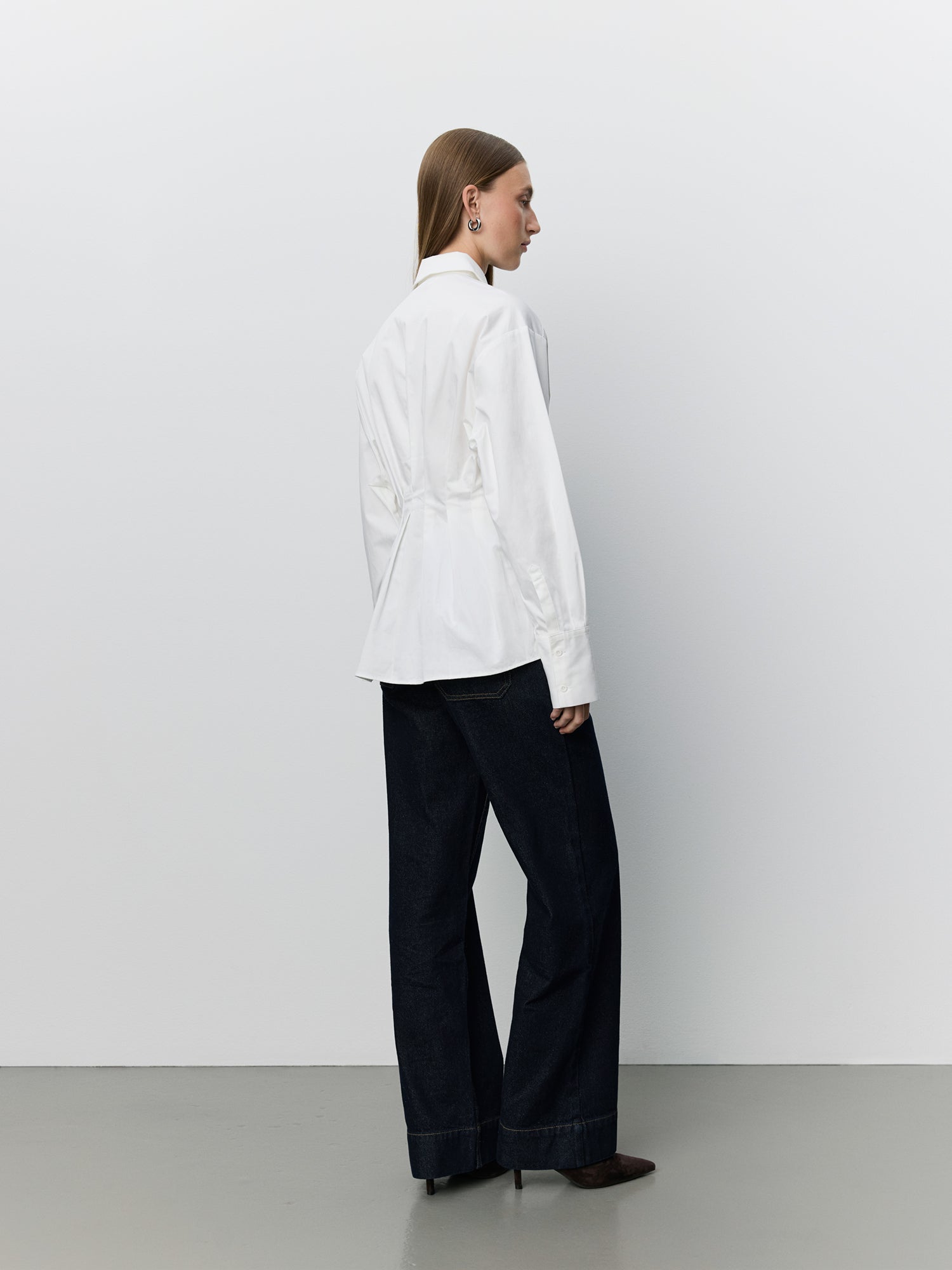 Sofie Schnoor WOMEN MIKRASW FITTED SHIRT WITH PLEATS Shirt 0101 Off white